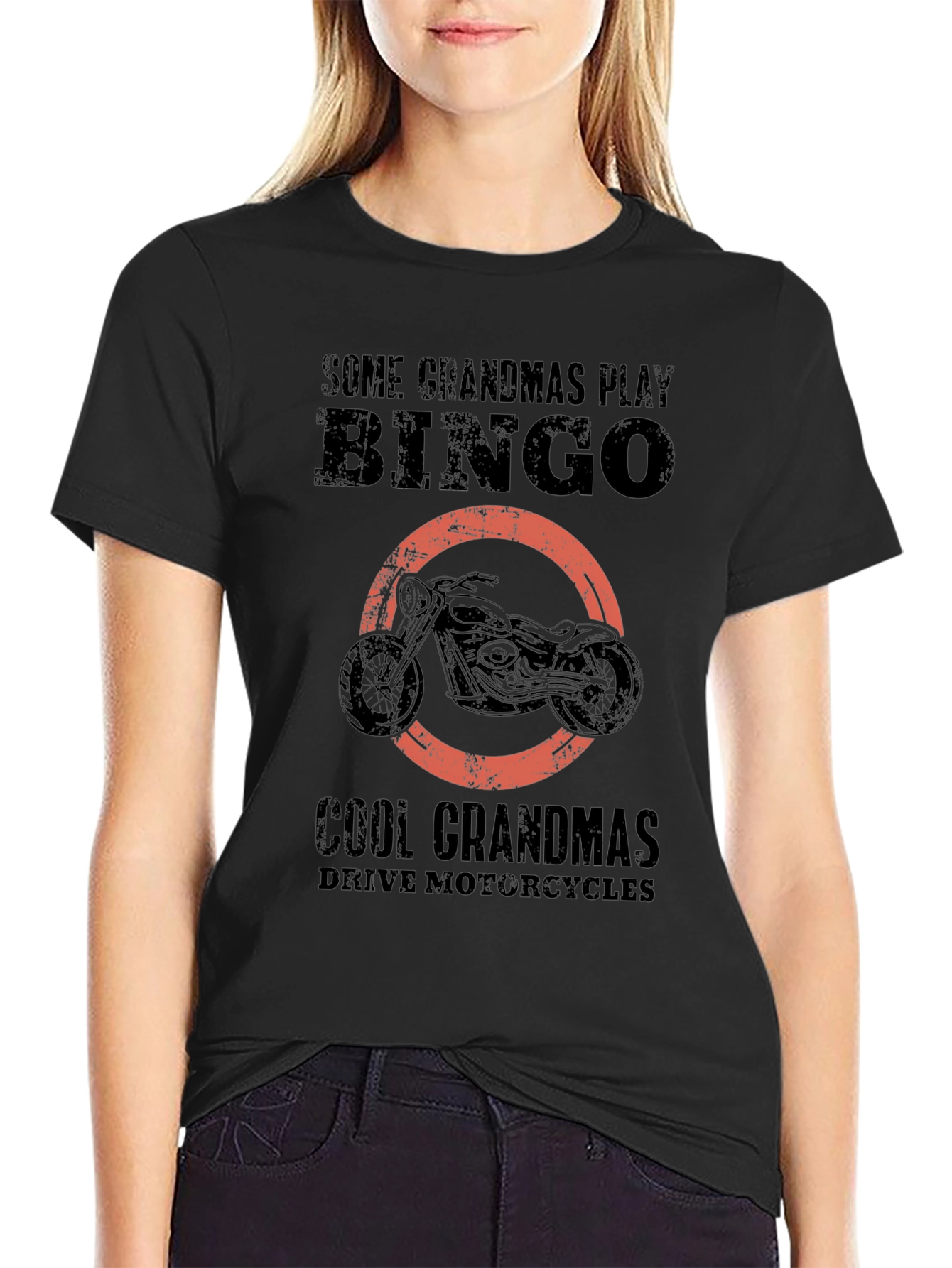 Cool Grandmas Drive Motorcycles T-Shirt