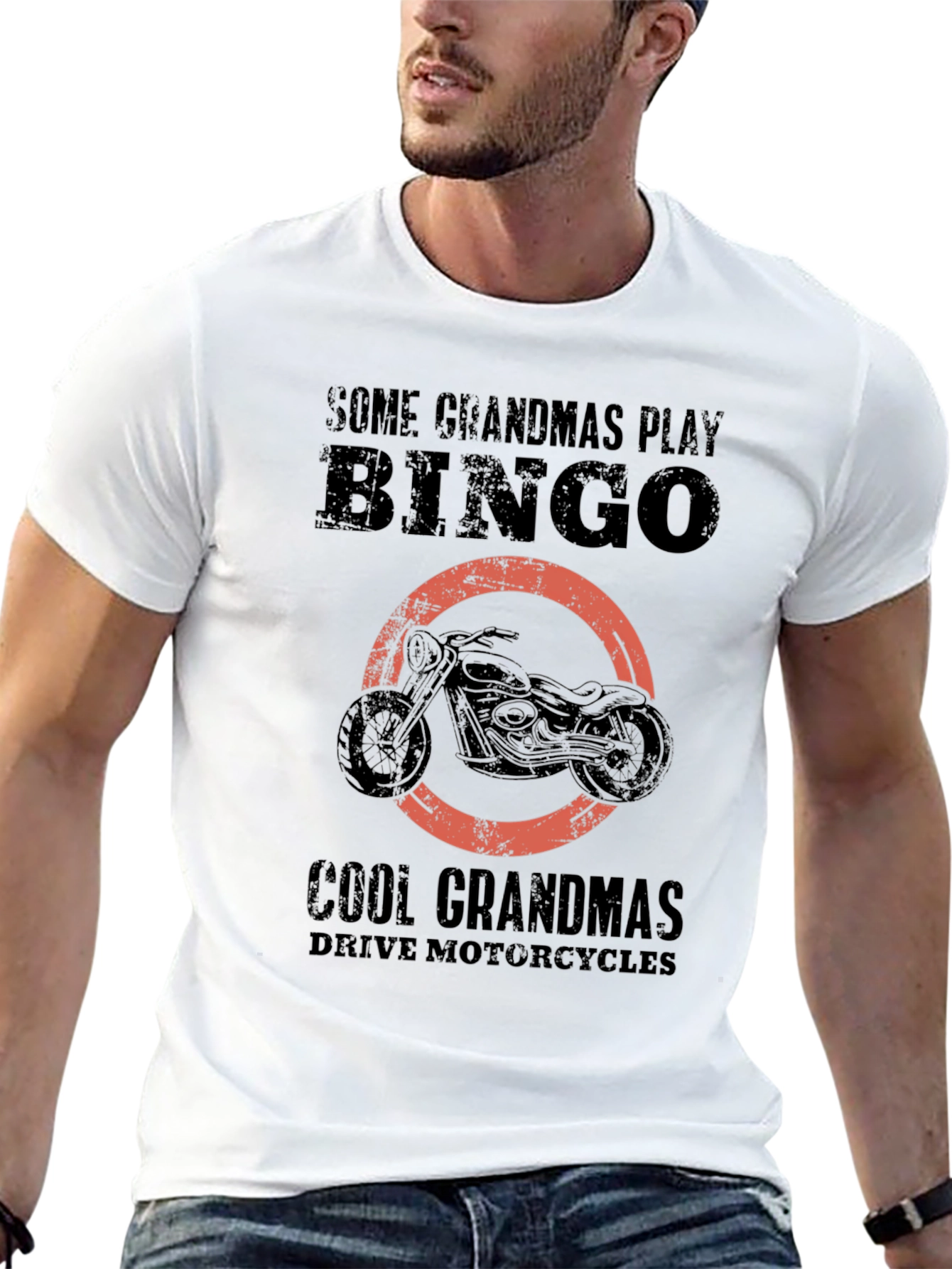 Cool Grandmas Drive Motorcycles T-Shirt