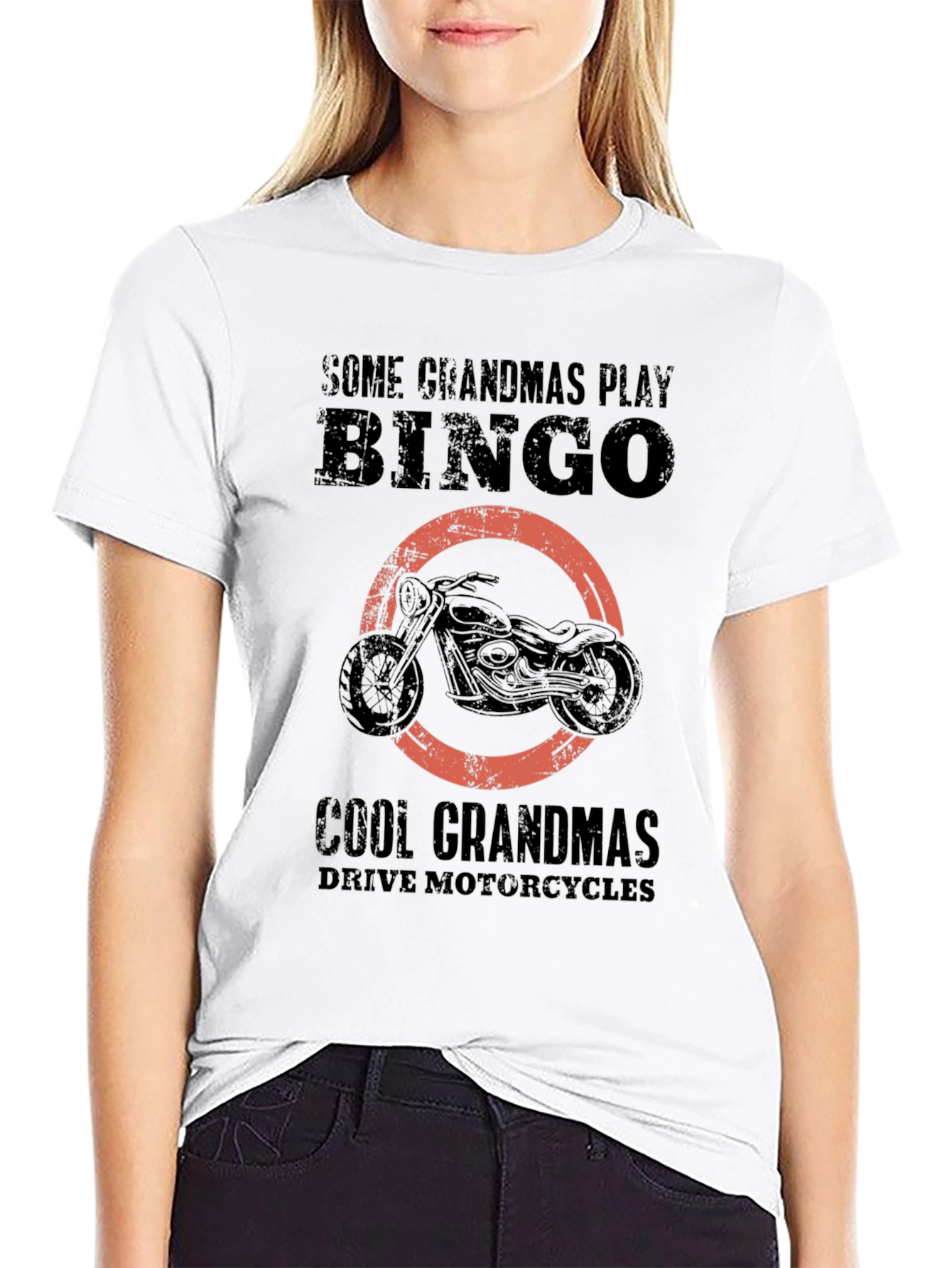 Cool Grandmas Drive Motorcycles T-Shirt