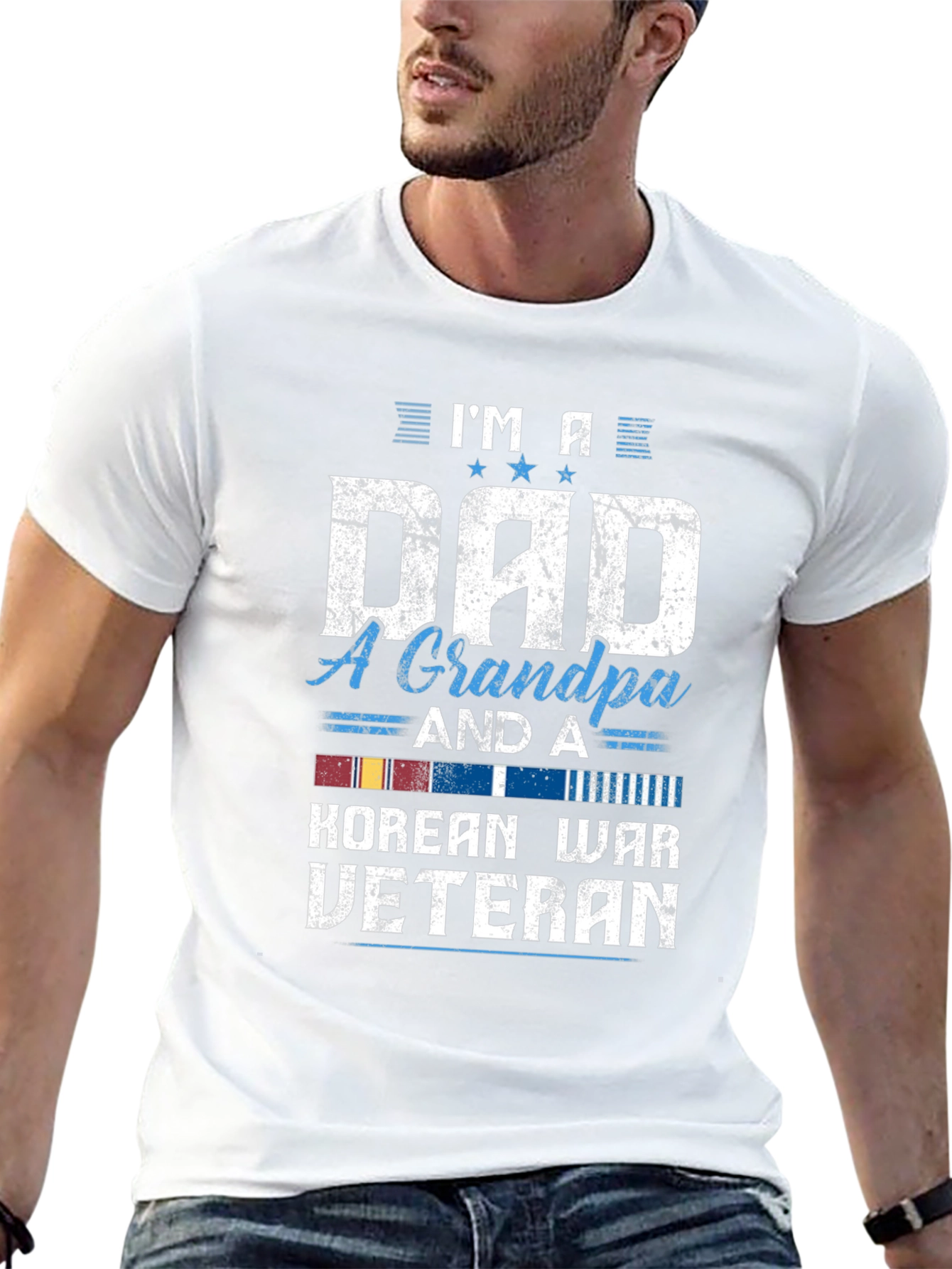 Dad Grandpa Korean War Veteran T-Shirt
