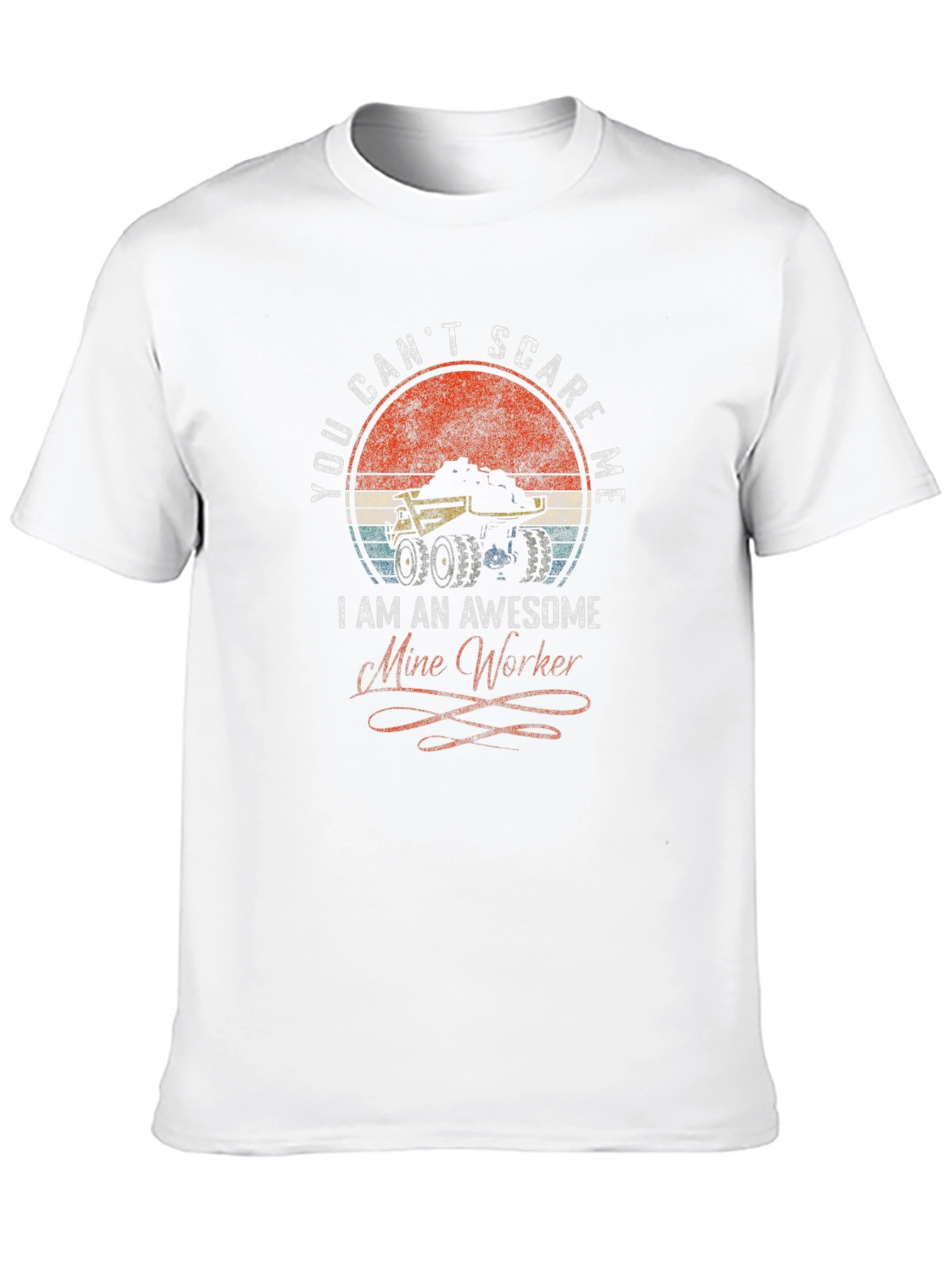 Awesome Mine Worker Graphic Tee