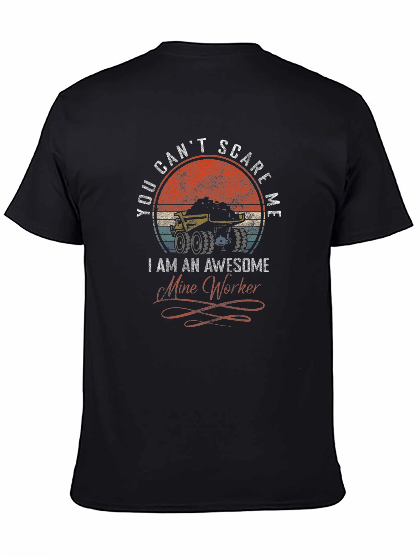 Awesome Mine Worker Graphic Tee