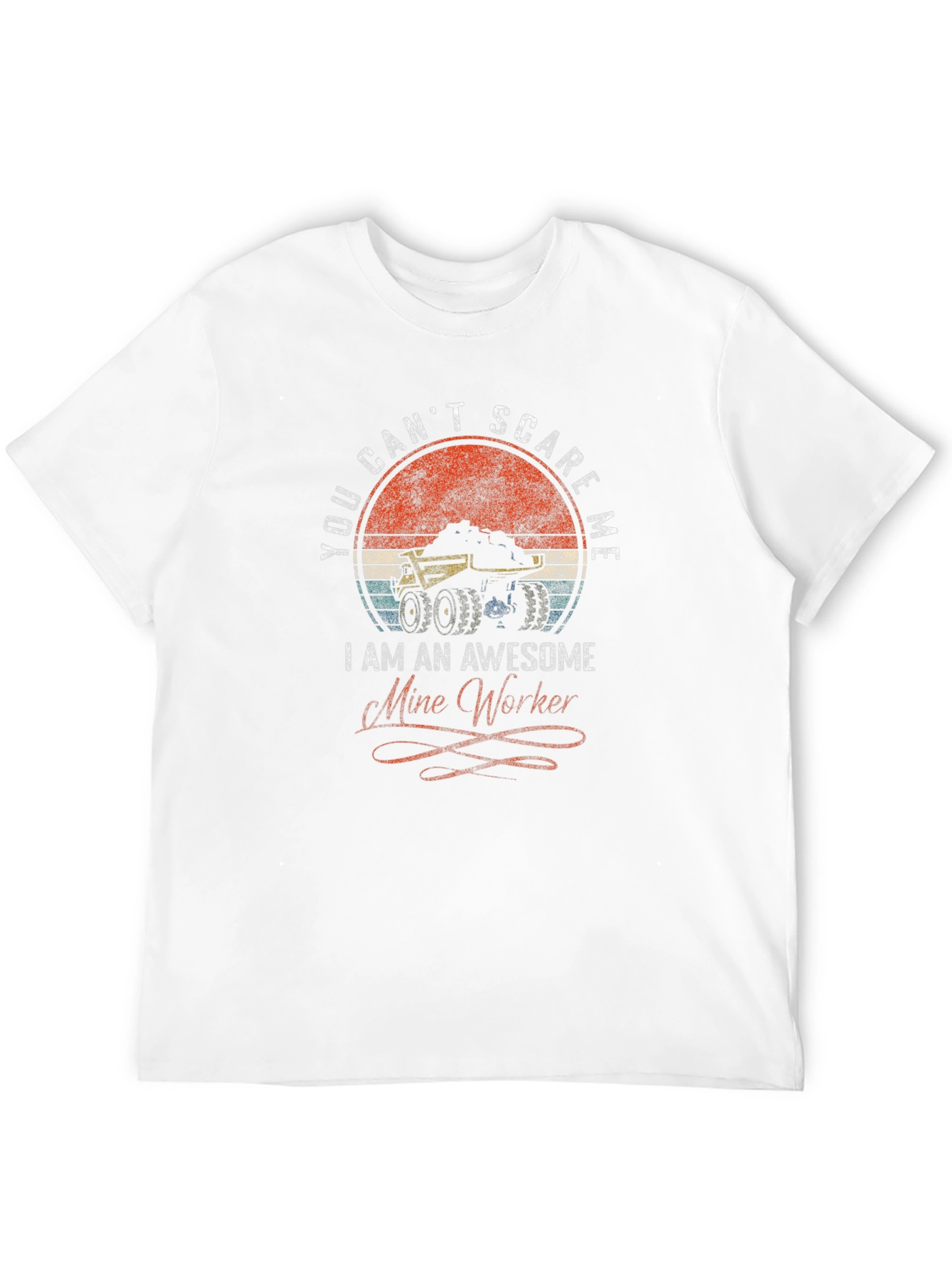Awesome Mine Worker Graphic Tee