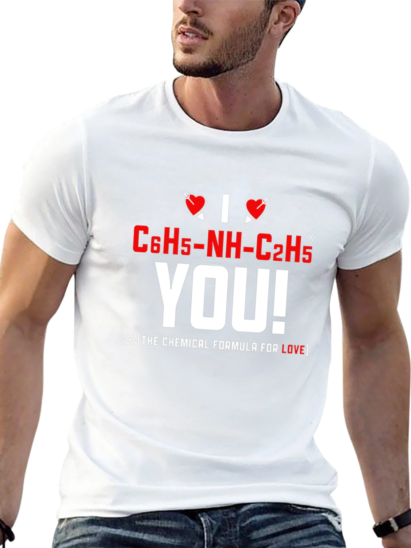 I Love You Chemical Formula T-Shirt