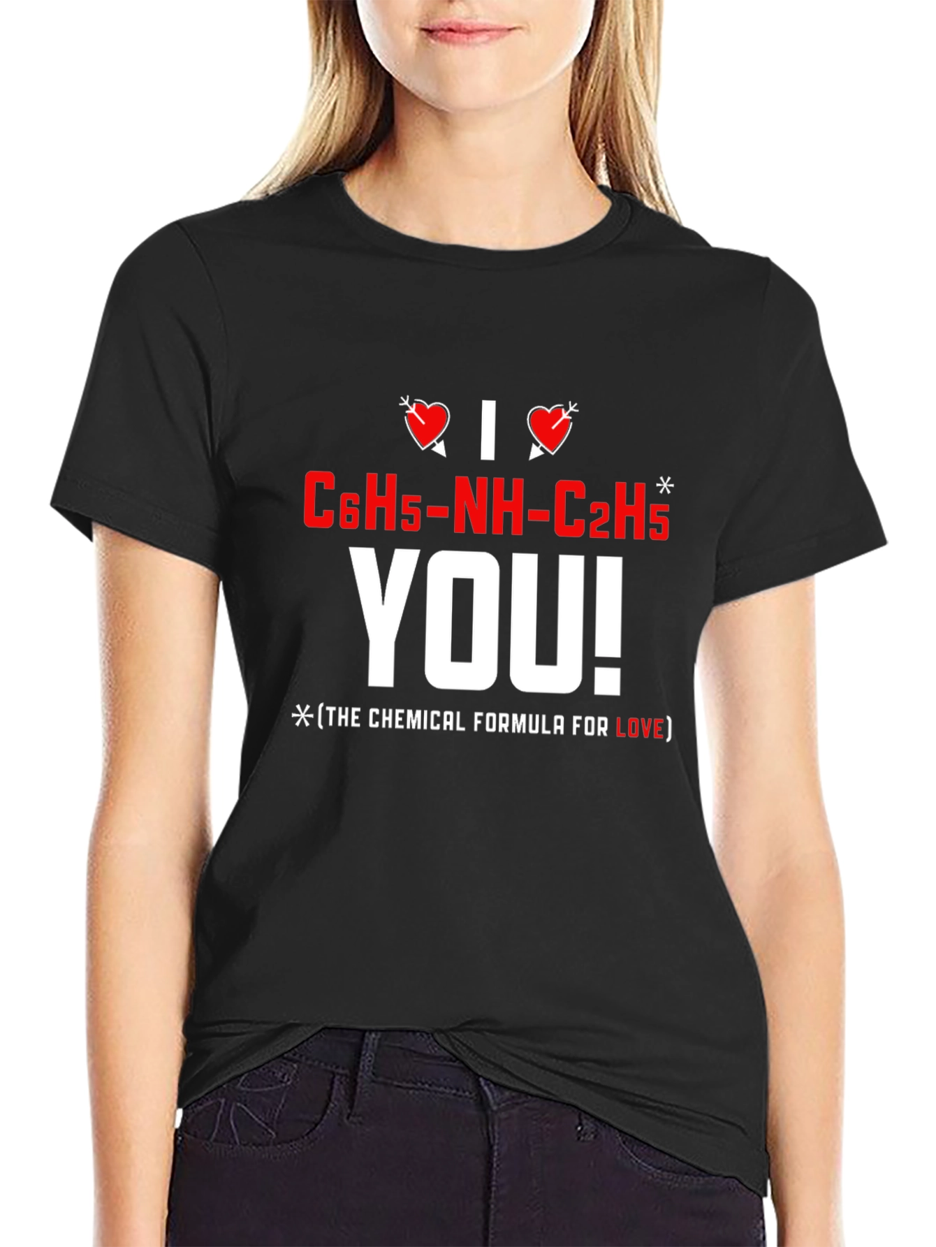 I Love You Chemical Formula T-Shirt