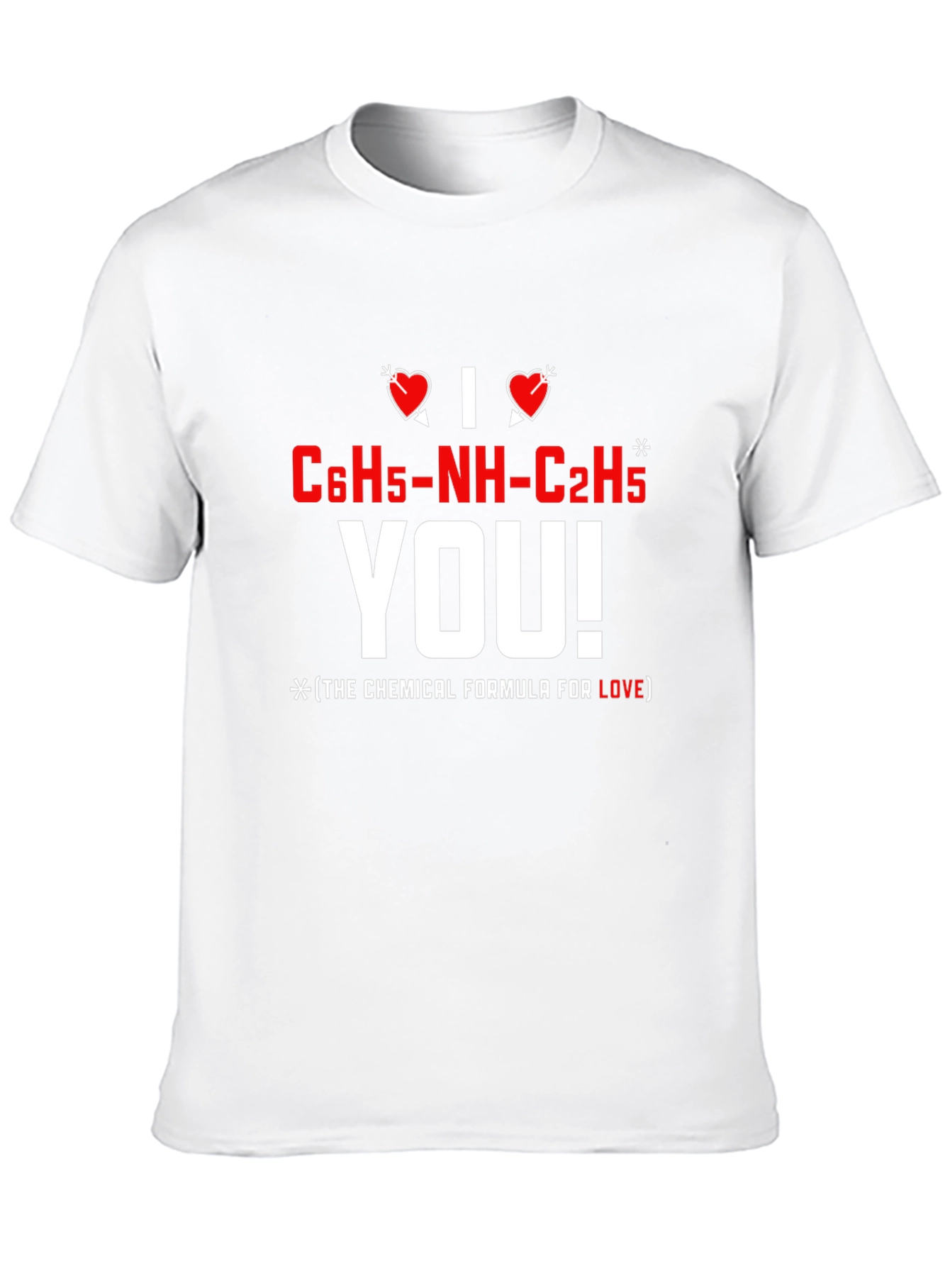 I Love You Chemical Formula T-Shirt