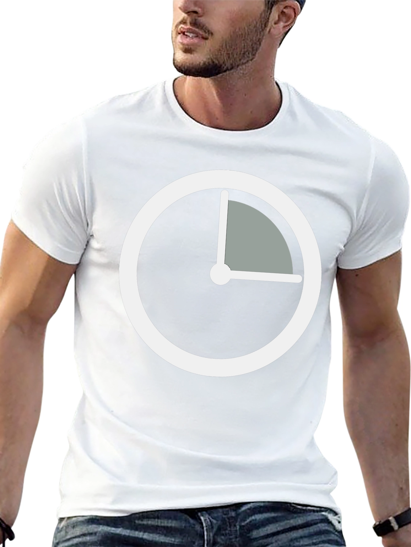 Modern Time Black T-Shirt