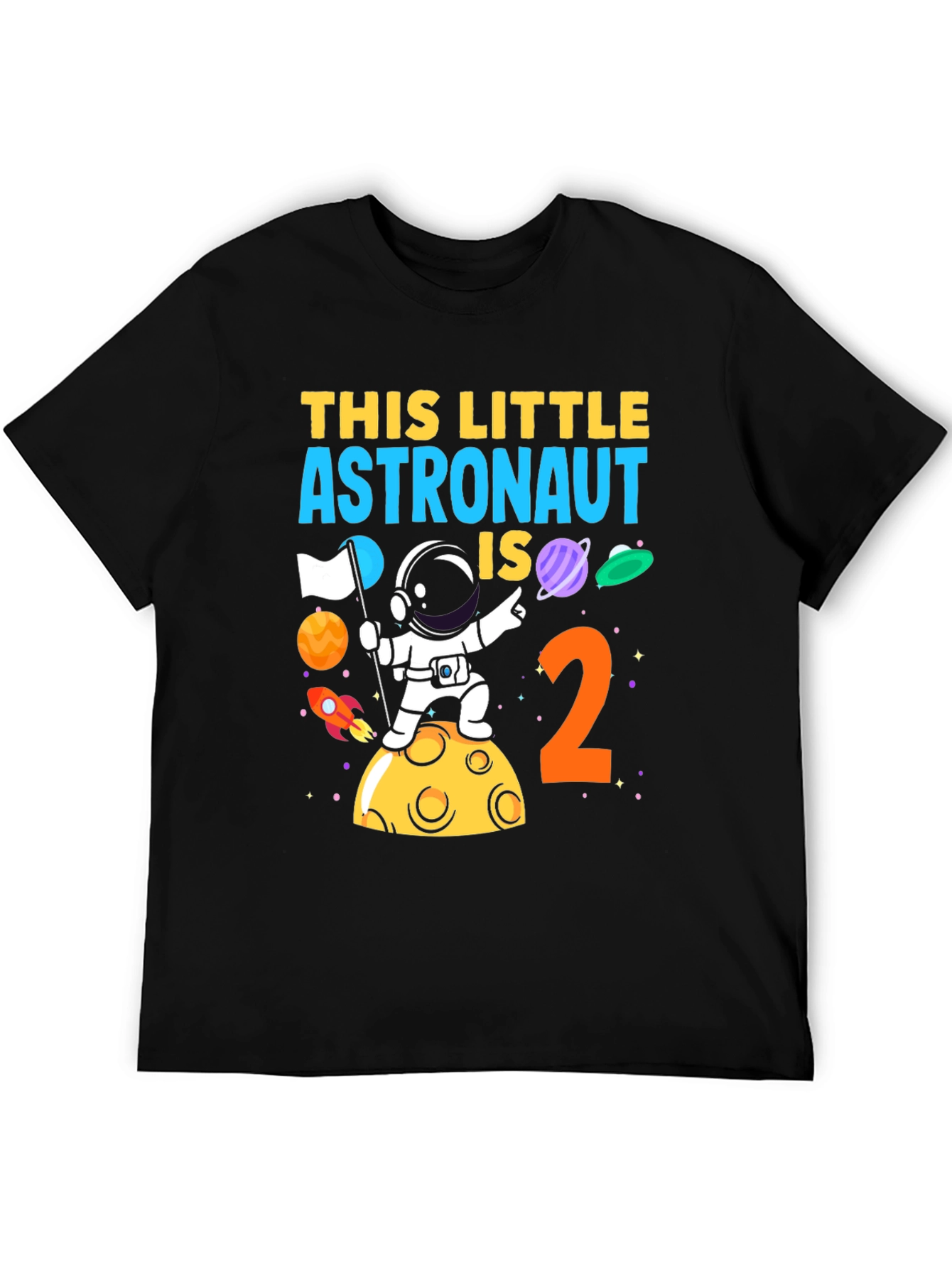 Astronaut 2nd Birthday T-Shirt