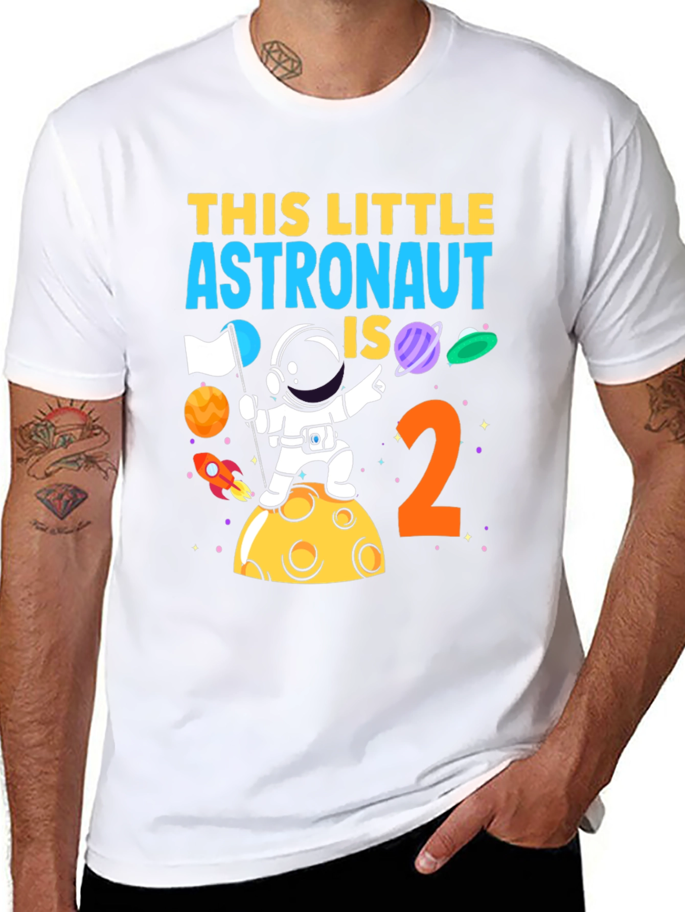 Astronaut 2nd Birthday T-Shirt