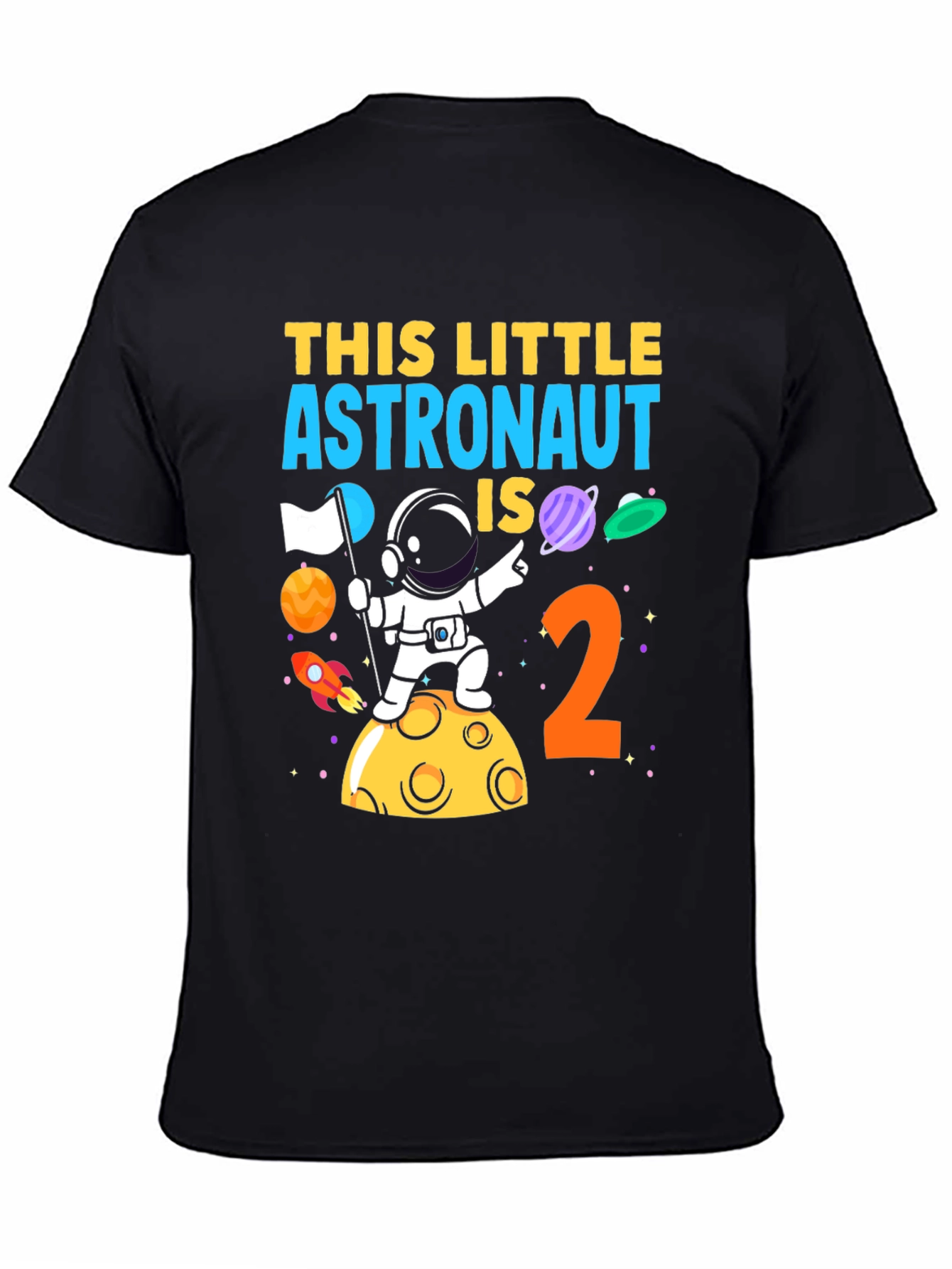 Astronaut 2nd Birthday T-Shirt