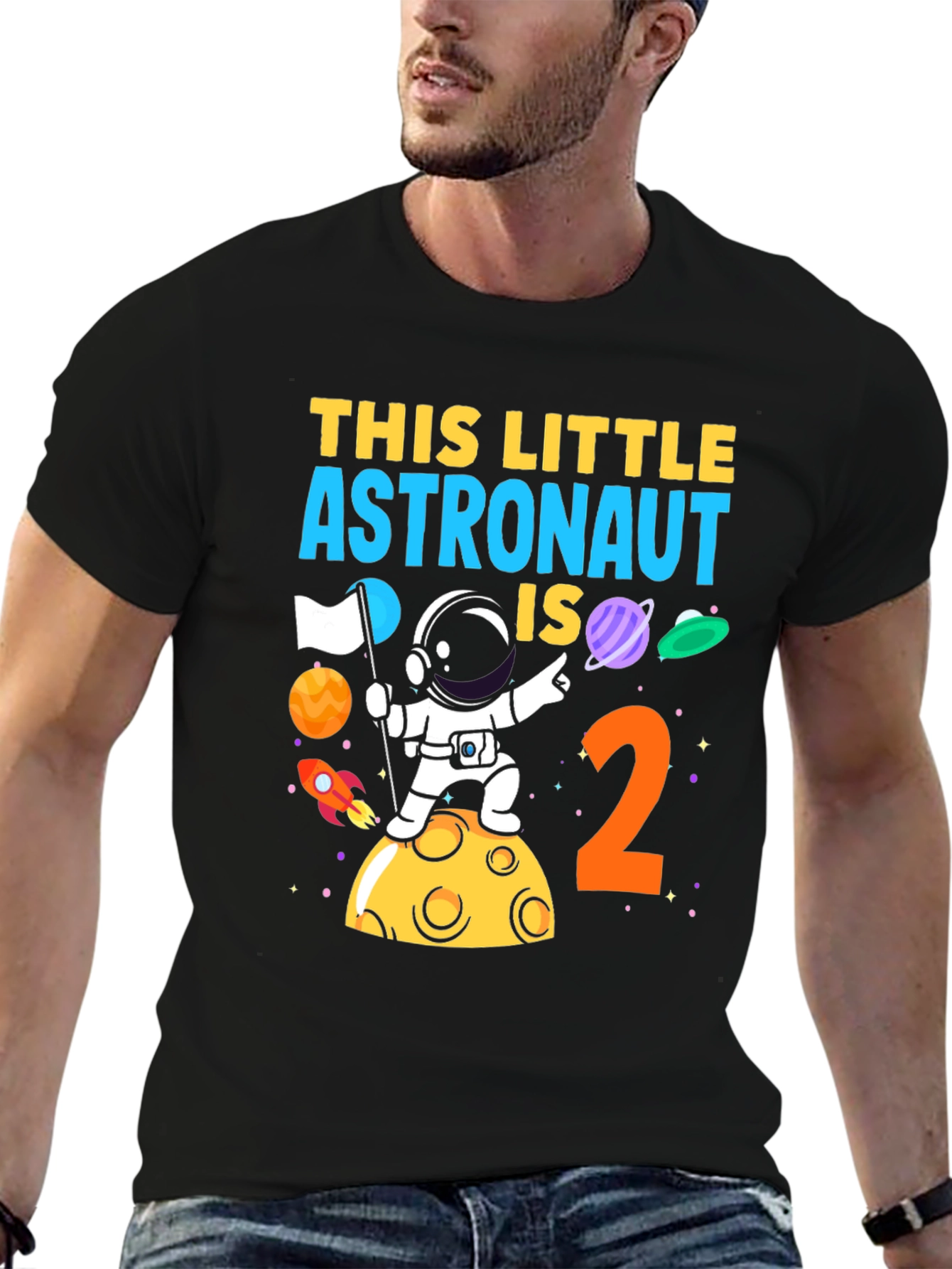 Astronaut 2nd Birthday T-Shirt
