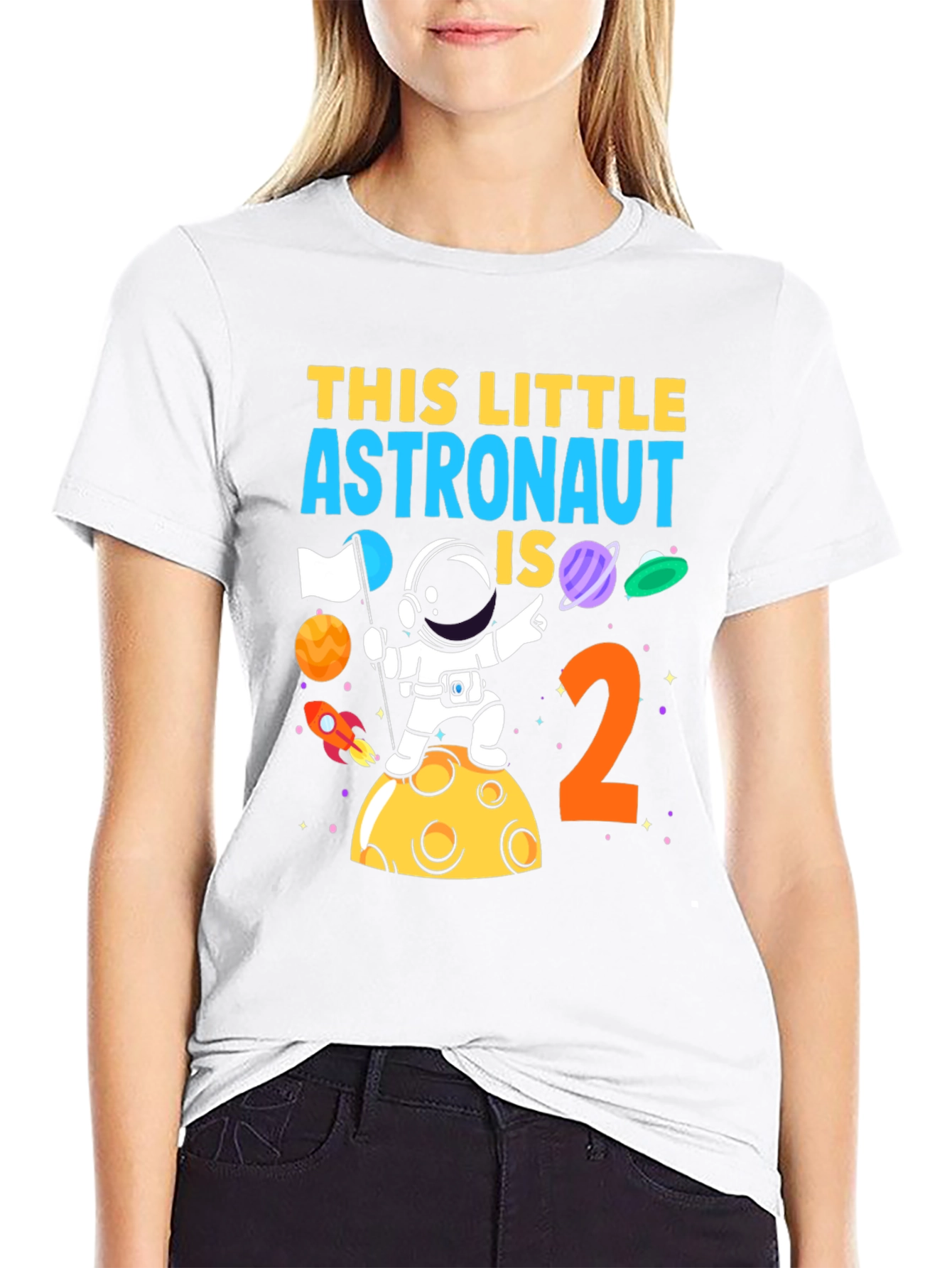 Astronaut 2nd Birthday T-Shirt