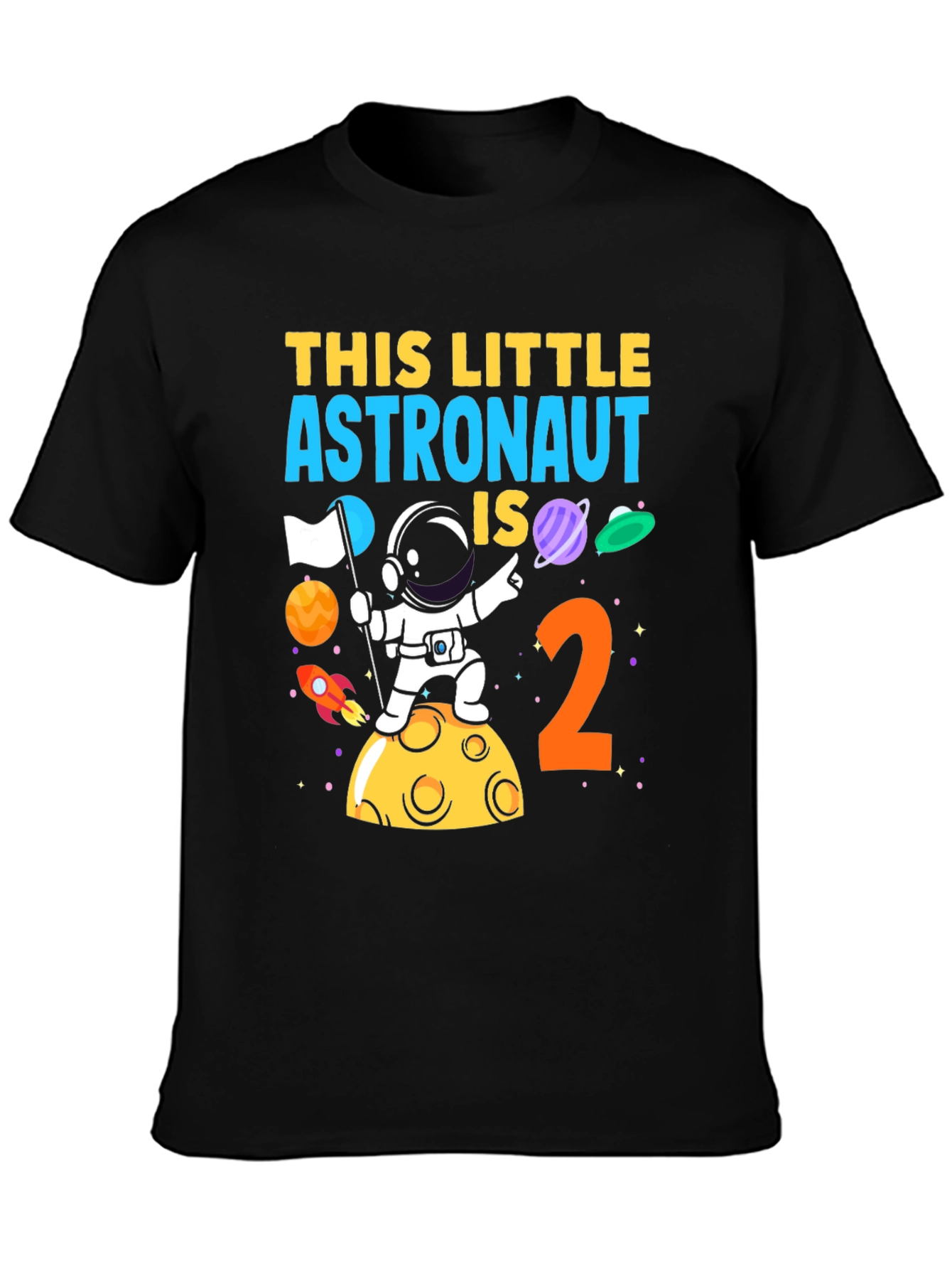 Astronaut 2nd Birthday T-Shirt