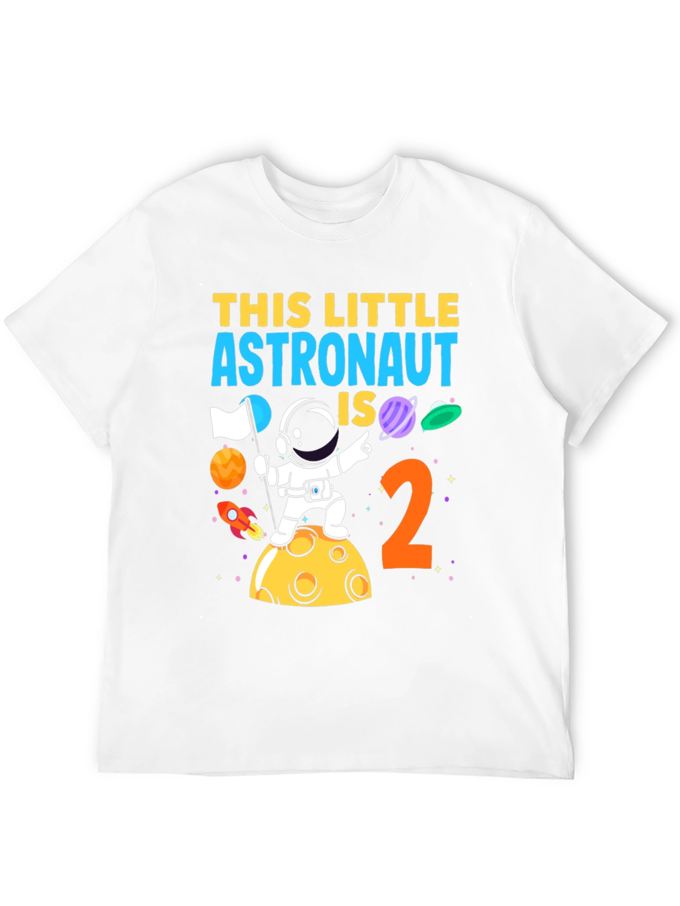 Astronaut 2nd Birthday T-Shirt