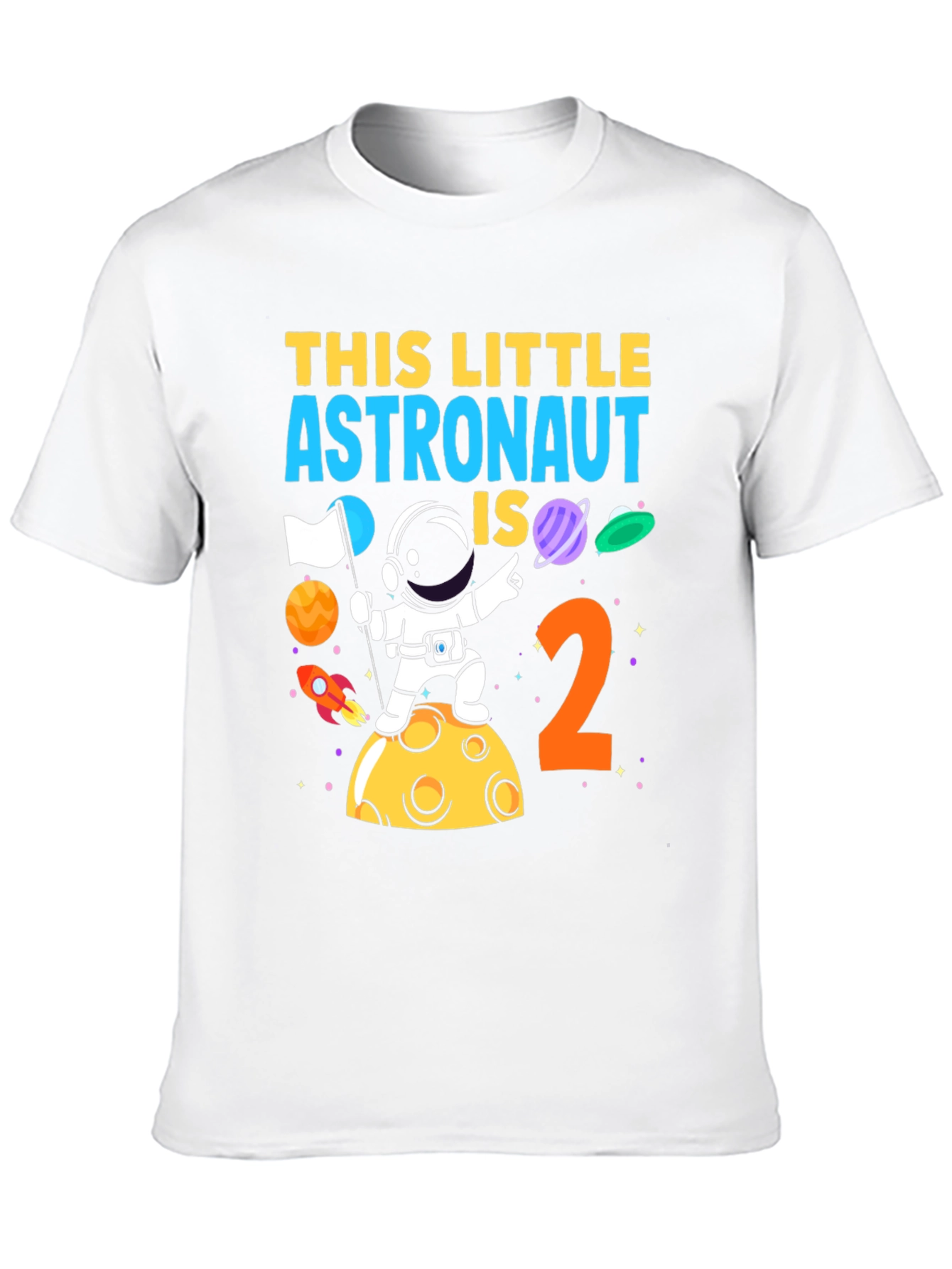 Astronaut 2nd Birthday T-Shirt