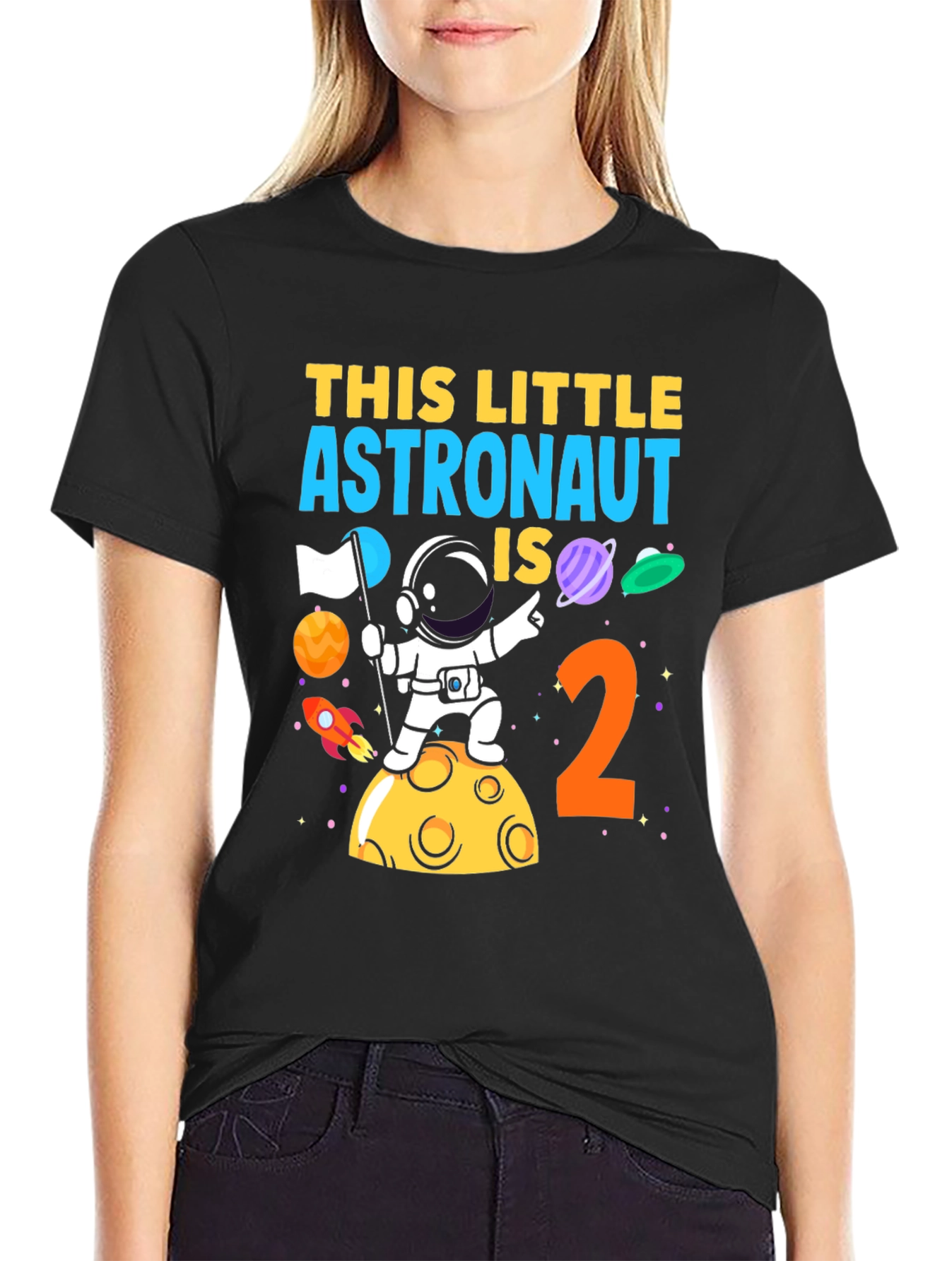 Astronaut 2nd Birthday T-Shirt