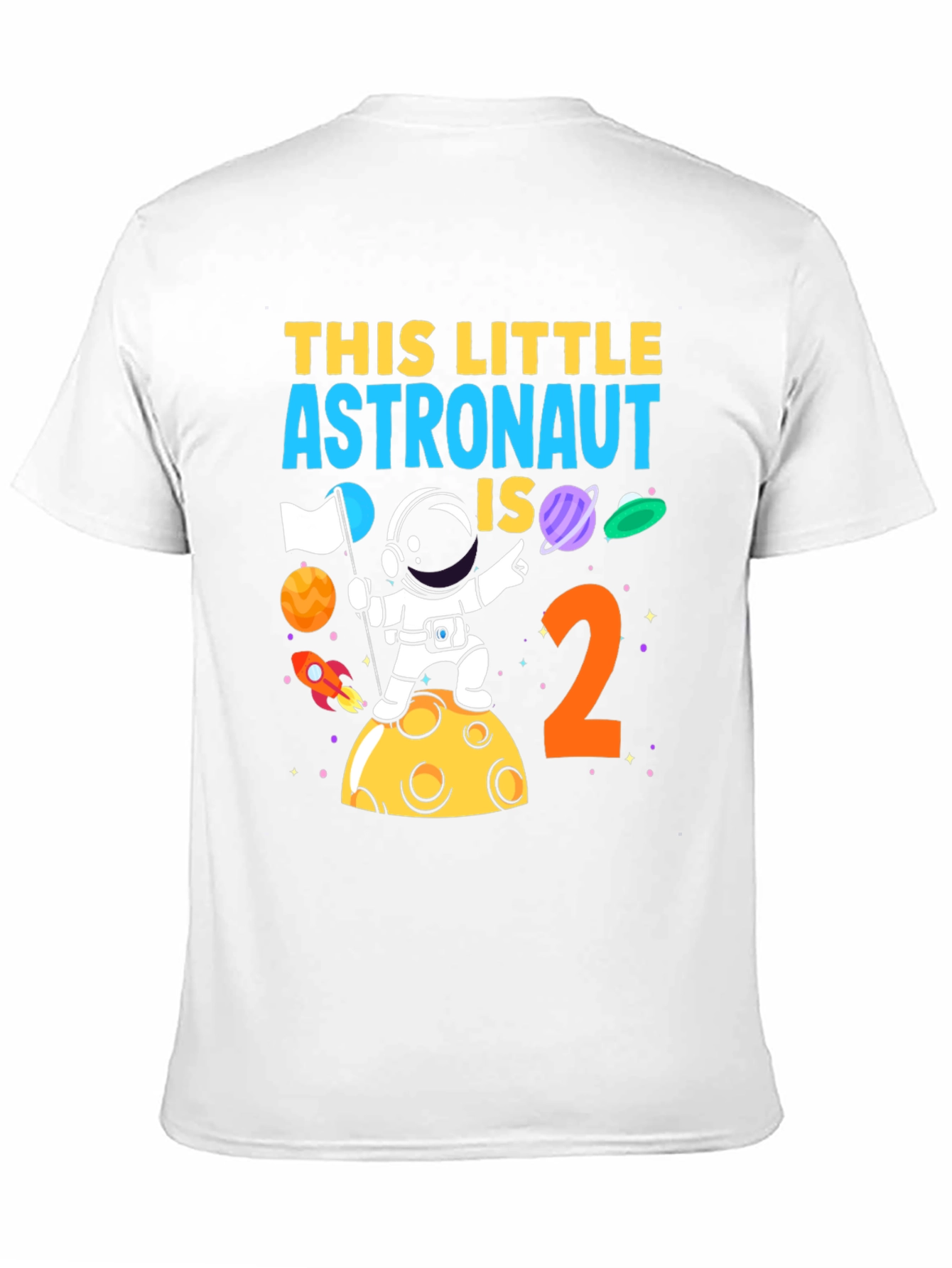 Astronaut 2nd Birthday T-Shirt
