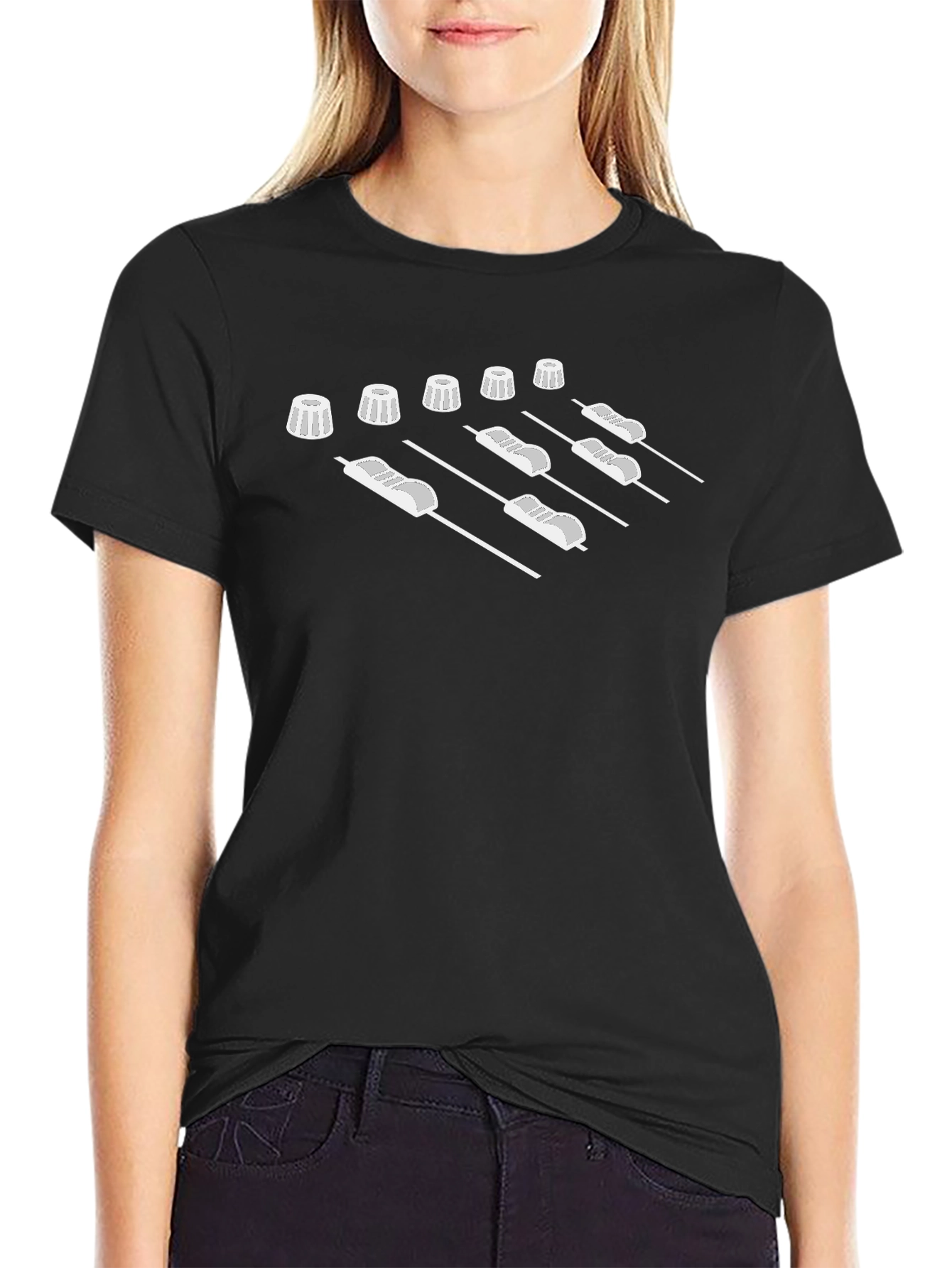 DJ Mixer Graphic Tee - Black
