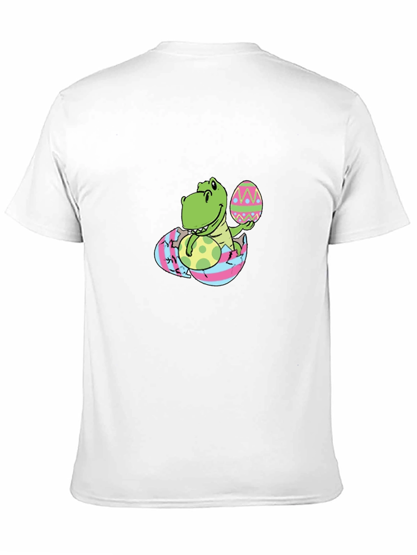 Easter Dino T-Shirt - Cute Dinosaur with Egg