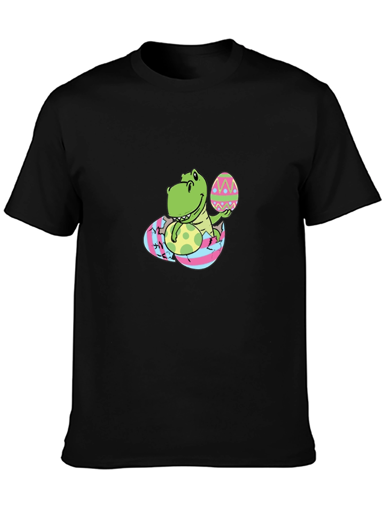 Easter Dino T-Shirt - Cute Dinosaur with Egg