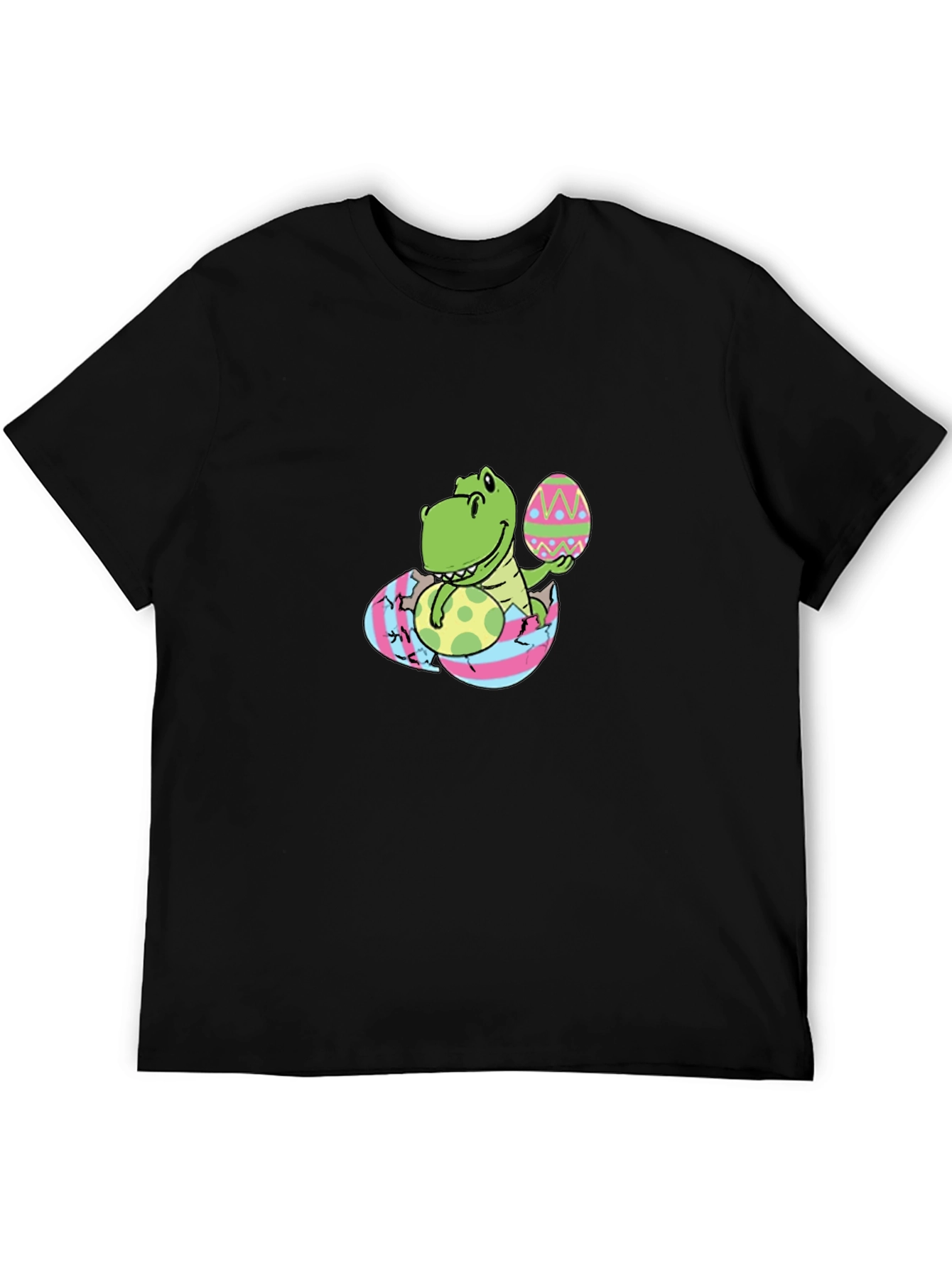 Easter Dino T-Shirt - Cute Dinosaur with Egg