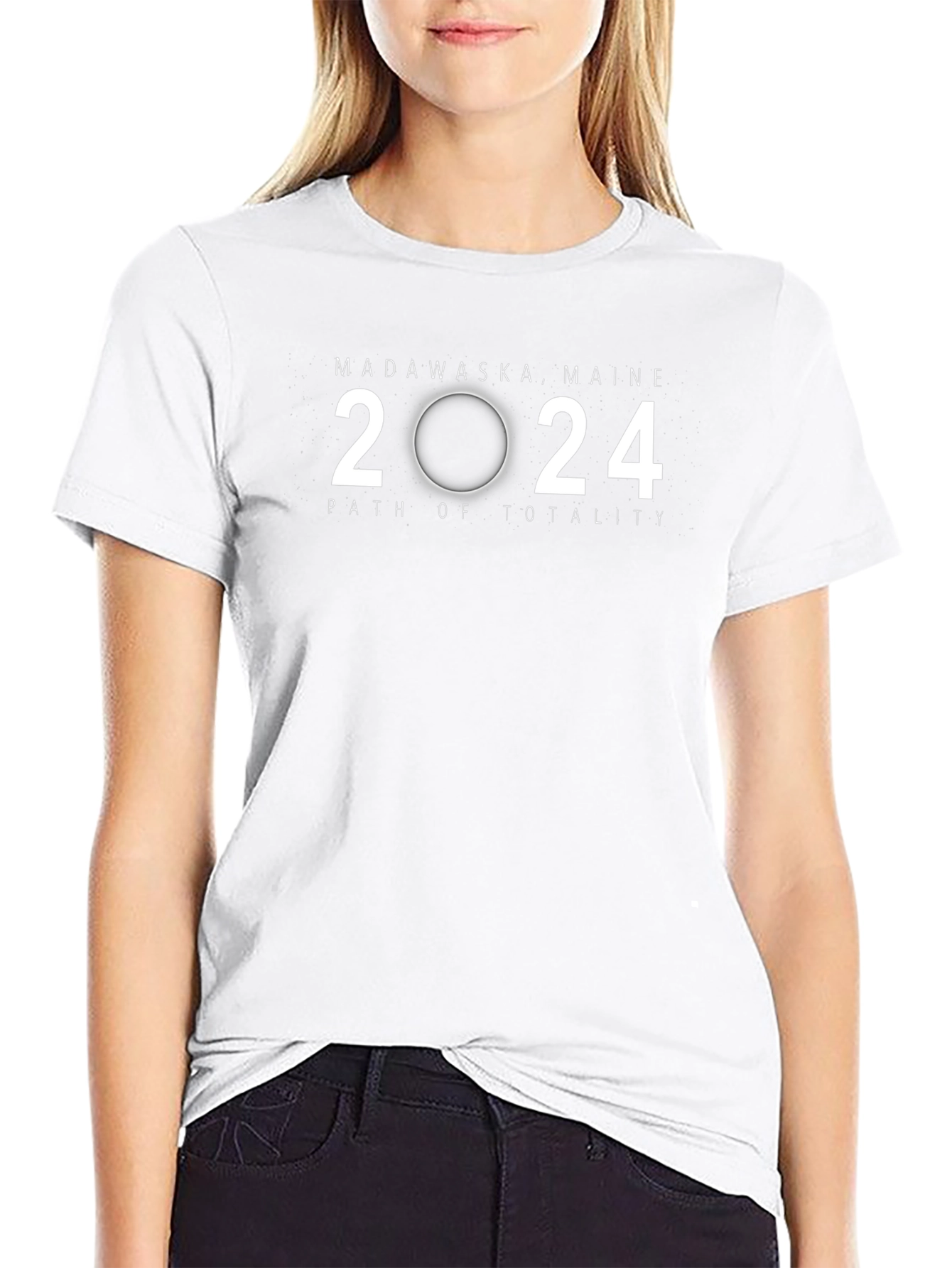 Madawaska Maine 2024 Solar Eclipse T-Shirt