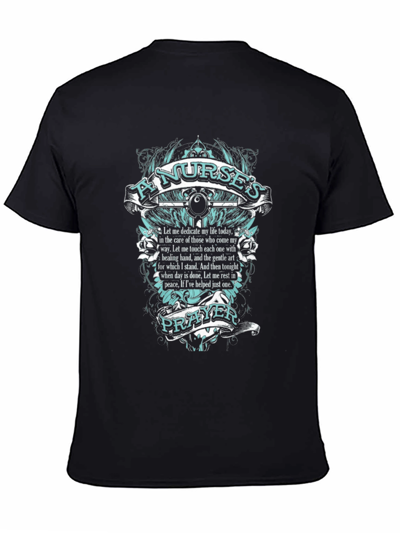 Nurses Prayer Graphic Tee - Comfort & Inspiration