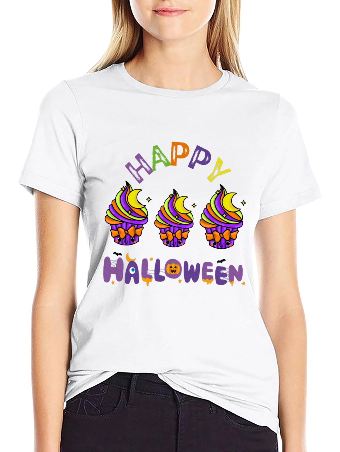 Happy Halloween Cupcake T-Shirt