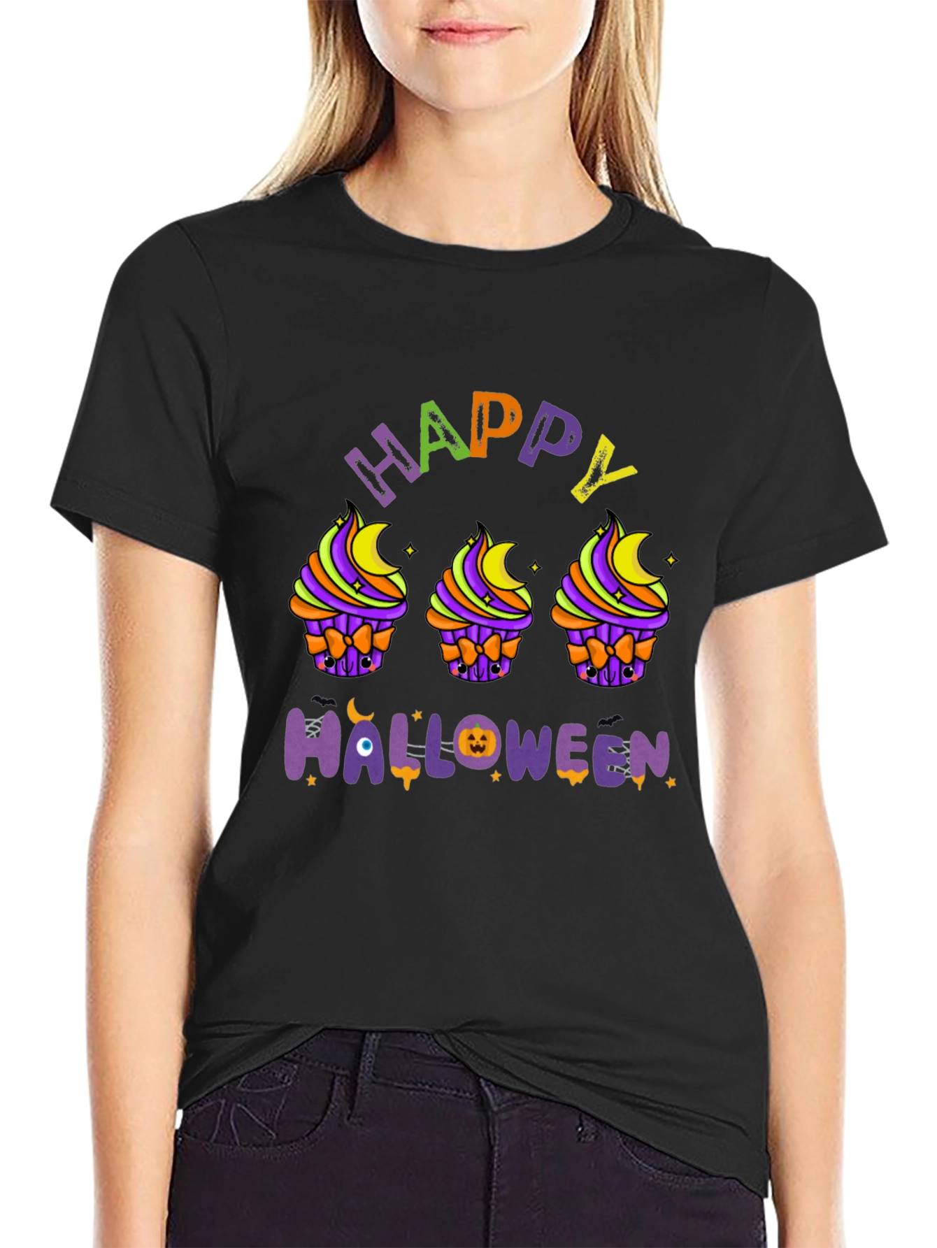 Happy Halloween Cupcake T-Shirt