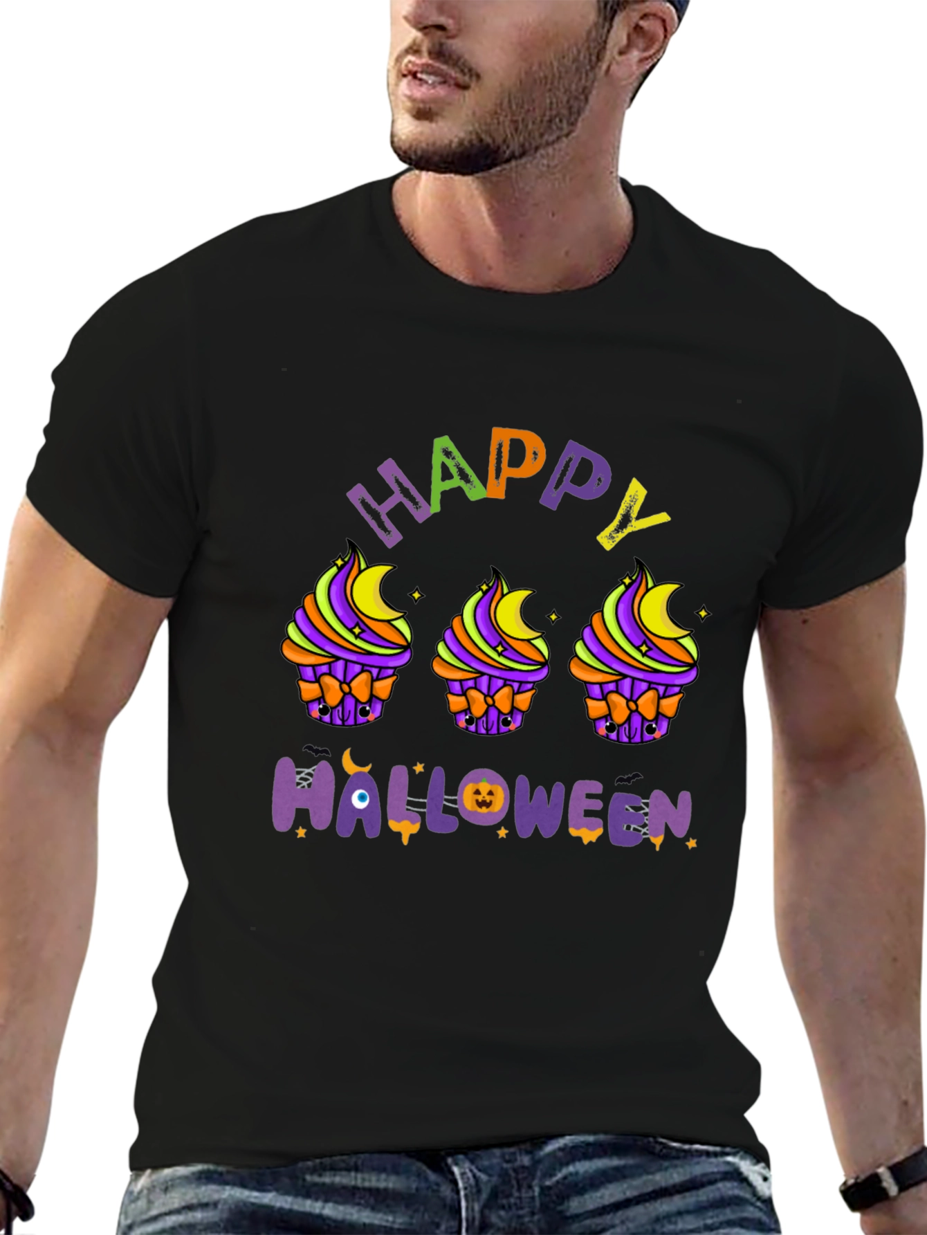 Happy Halloween Cupcake T-Shirt