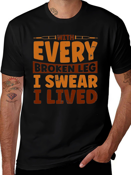 Broken Leg Humor T-Shirt
