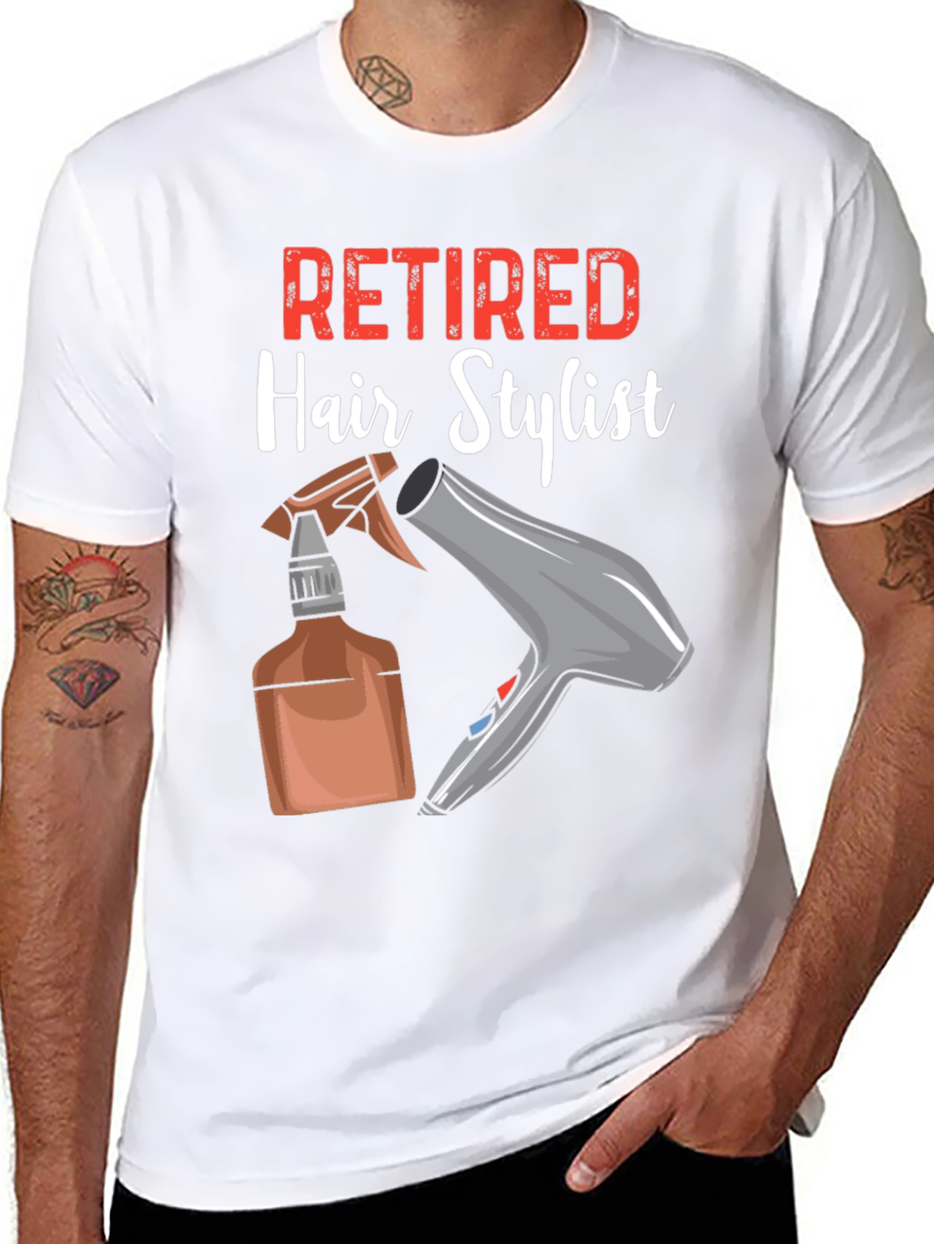 Retired Hair Stylist T-Shirt - Funny Gift