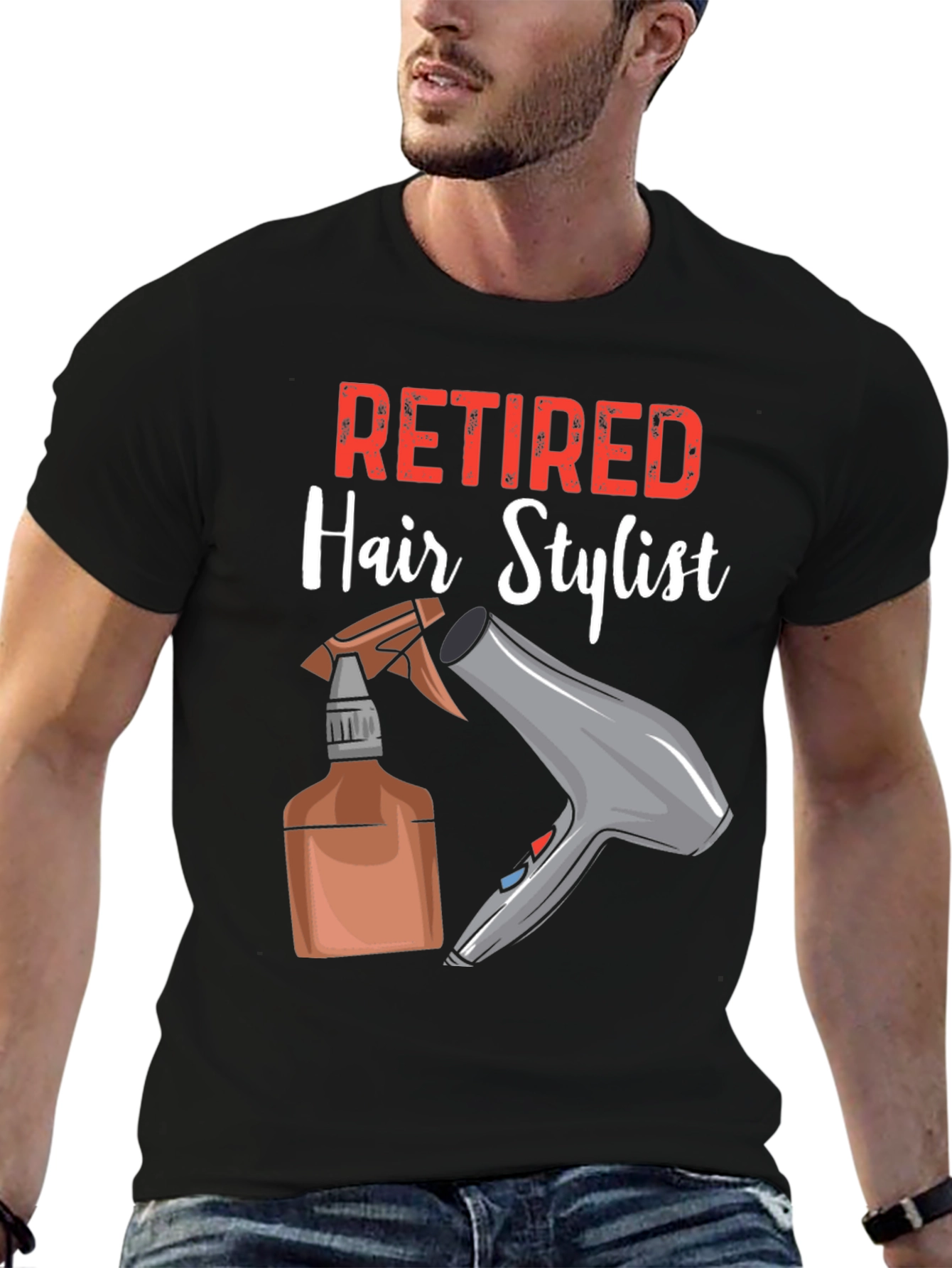 Retired Hair Stylist T-Shirt - Funny Gift