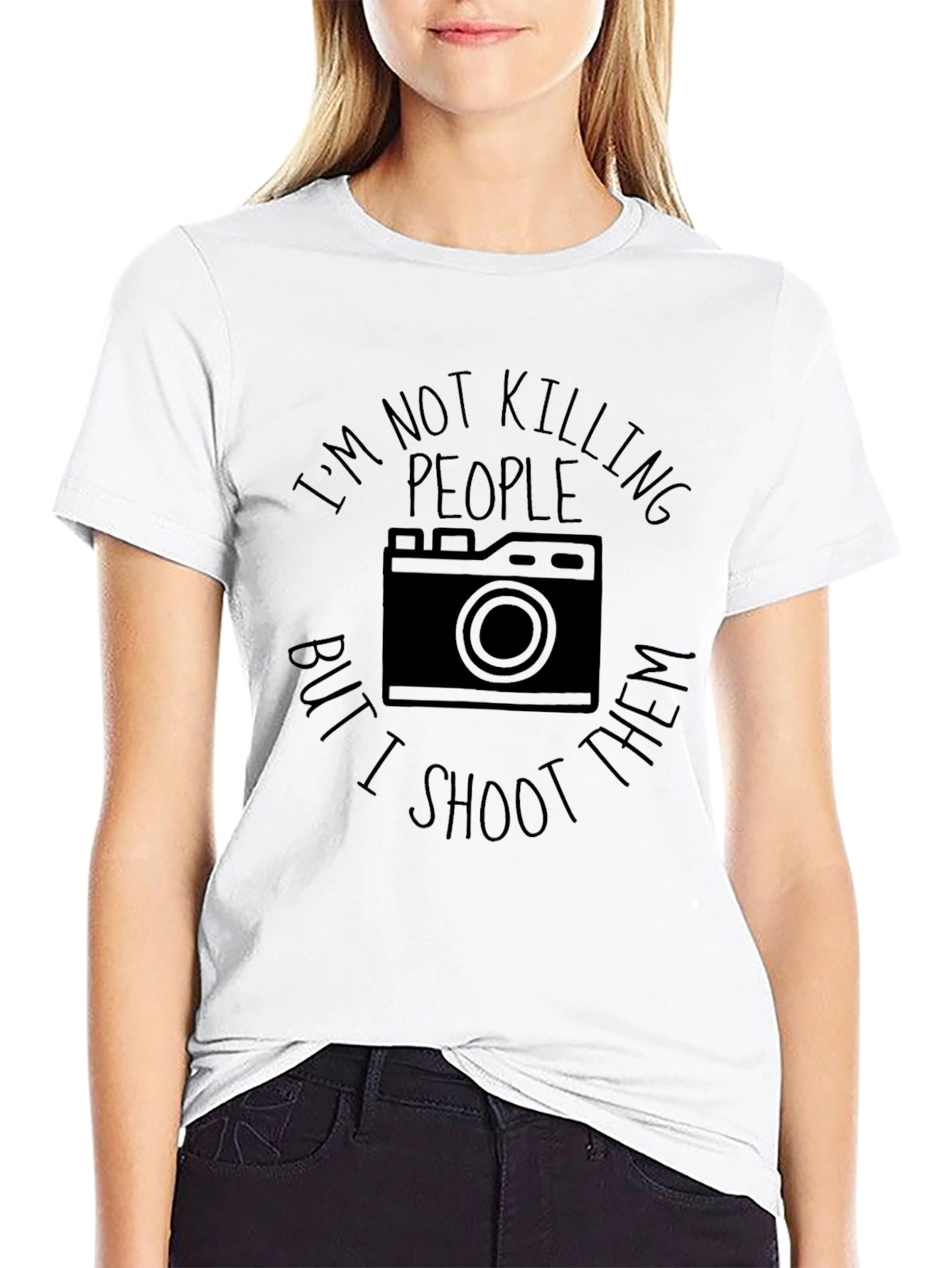 Funny Photographer T-Shirt - I Shoot People
