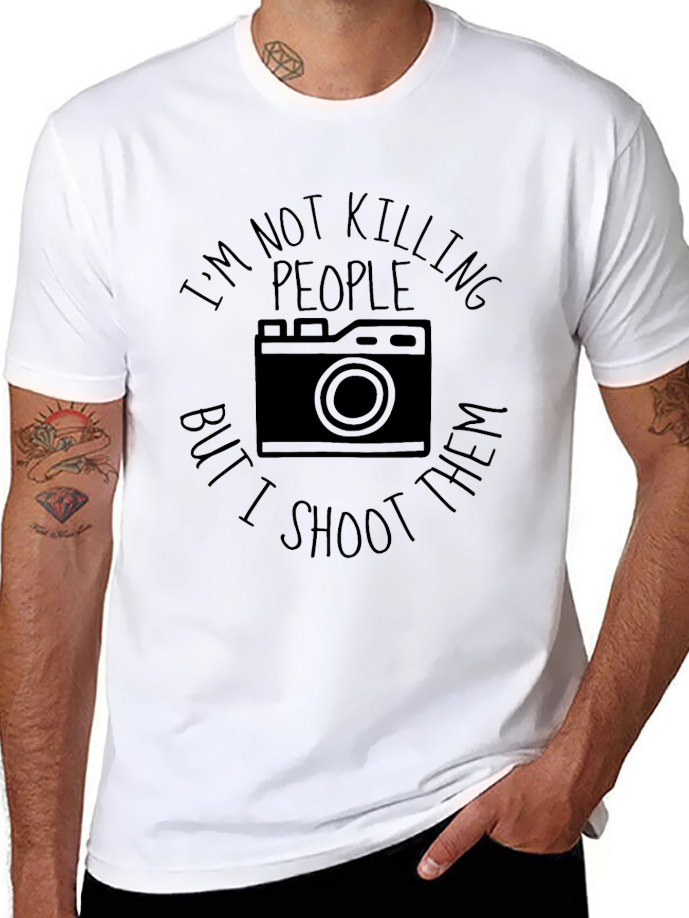 Funny Photographer T-Shirt - I Shoot People