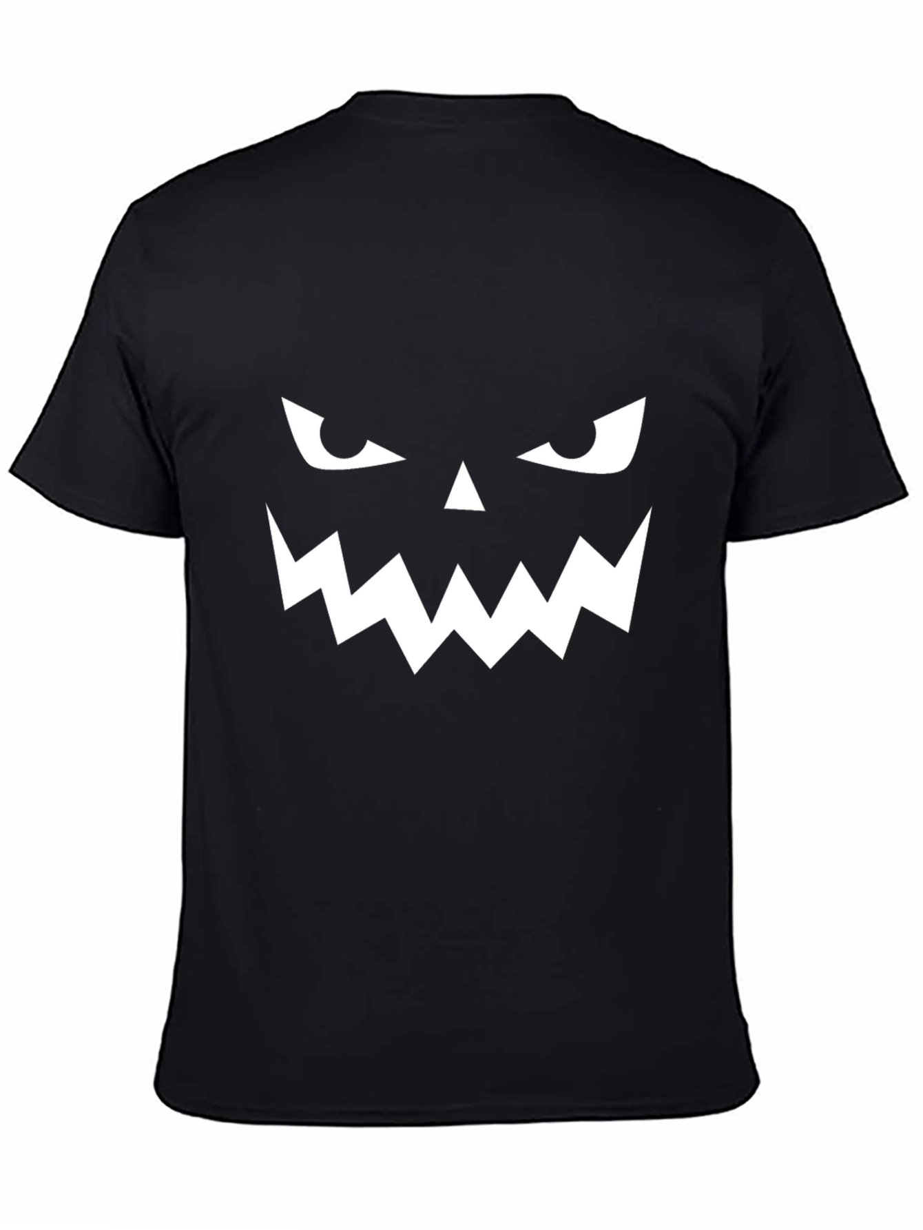 Spooky Halloween Face Graphic T-Shirt