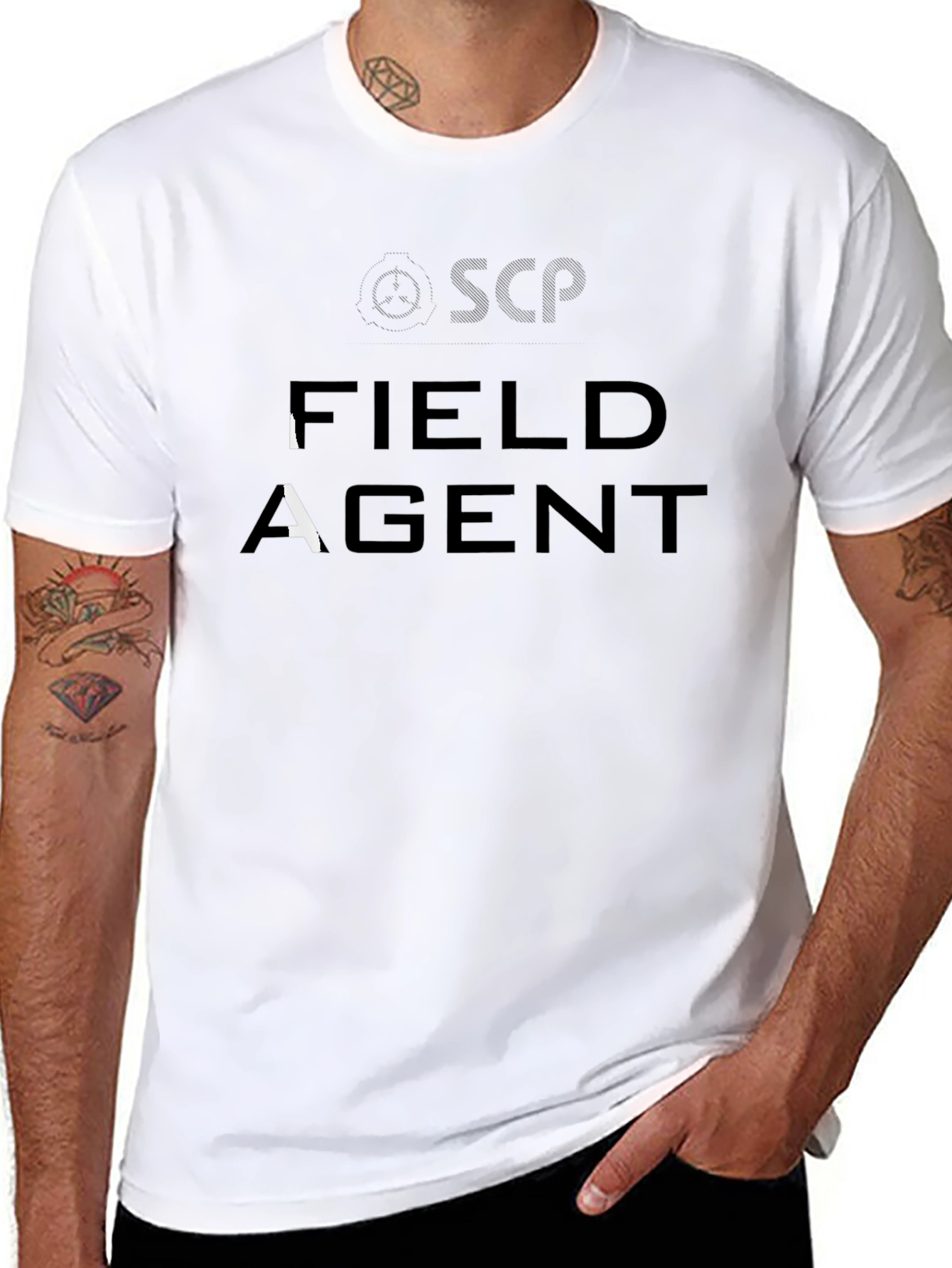 SCP Field Agent Black T-Shirt