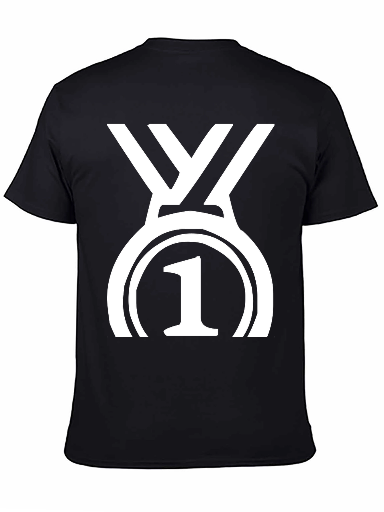 Winner Graphic Tee - Black Cotton T-Shirt
