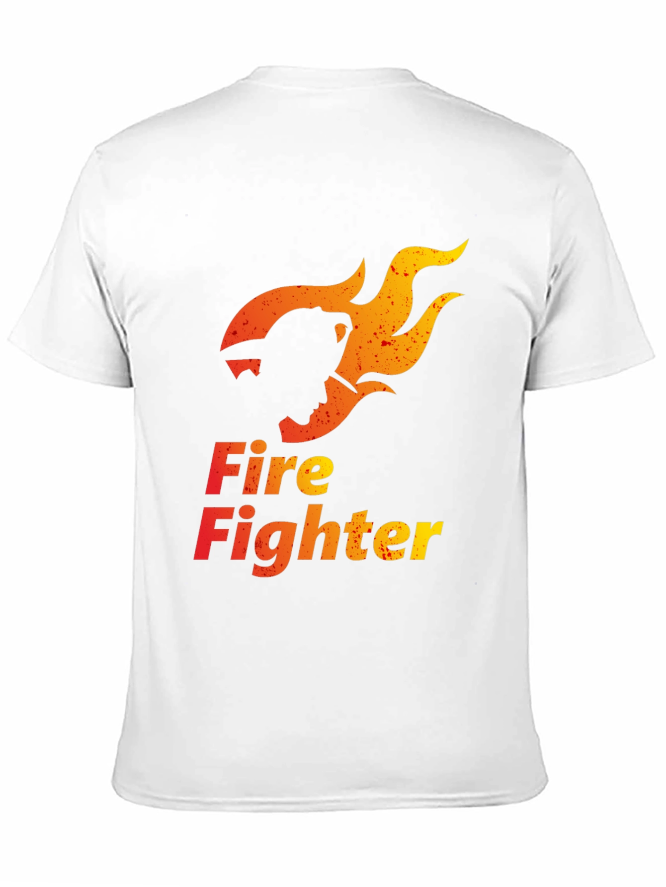 Firefighter Graphic Tee - Stylish Black Cotton T-Shirt