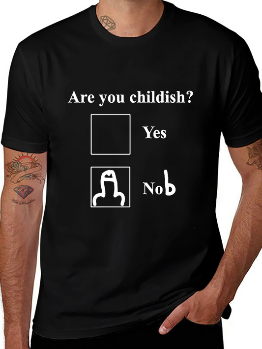 Childish Humor T-Shirt:  Adult Joke Tee