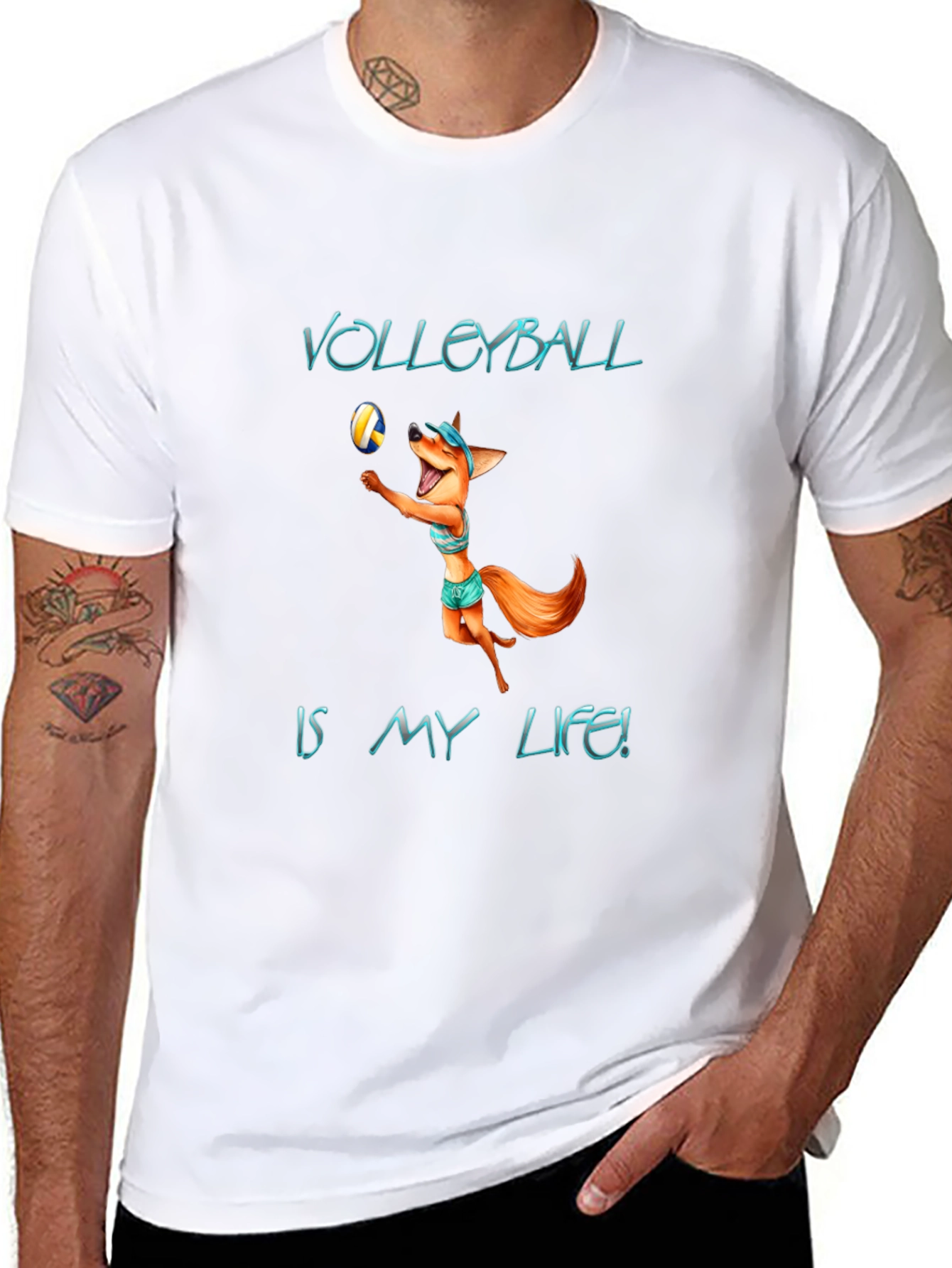 Volleyball Life T-Shirt - Cool Graphic Tee