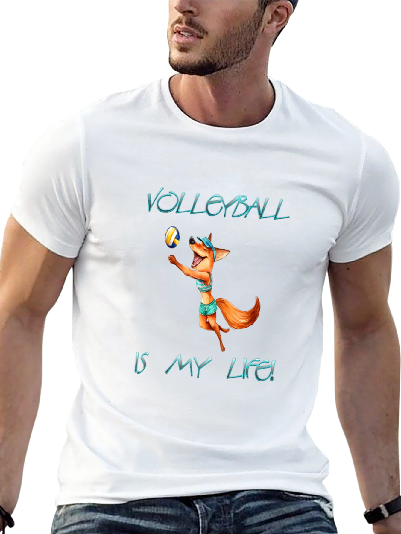Volleyball Life T-Shirt - Cool Graphic Tee