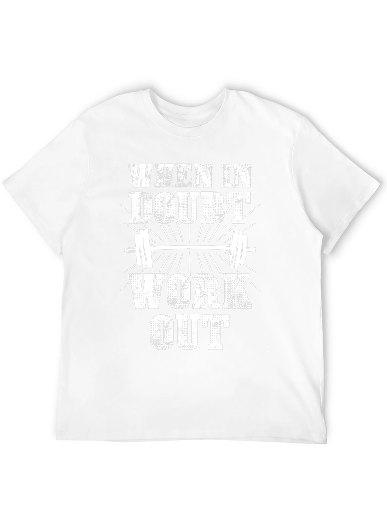 When in Doubt Work Out Graphic T-Shirt