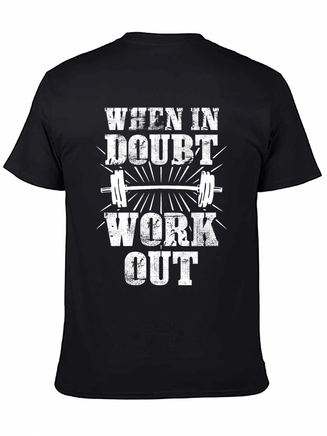When in Doubt Work Out Graphic T-Shirt