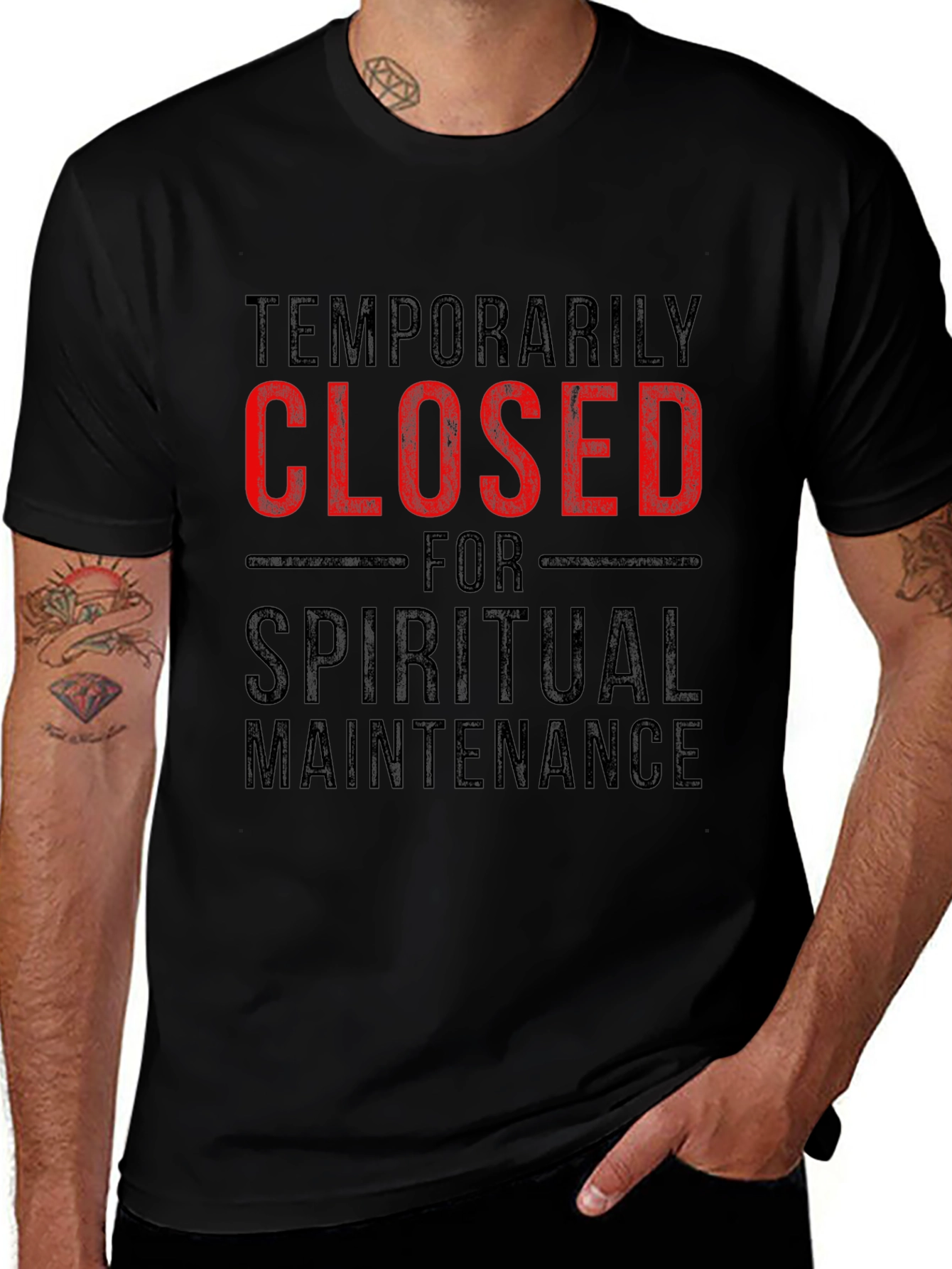 Temporarily Closed Spiritual Maintenance T-Shirt