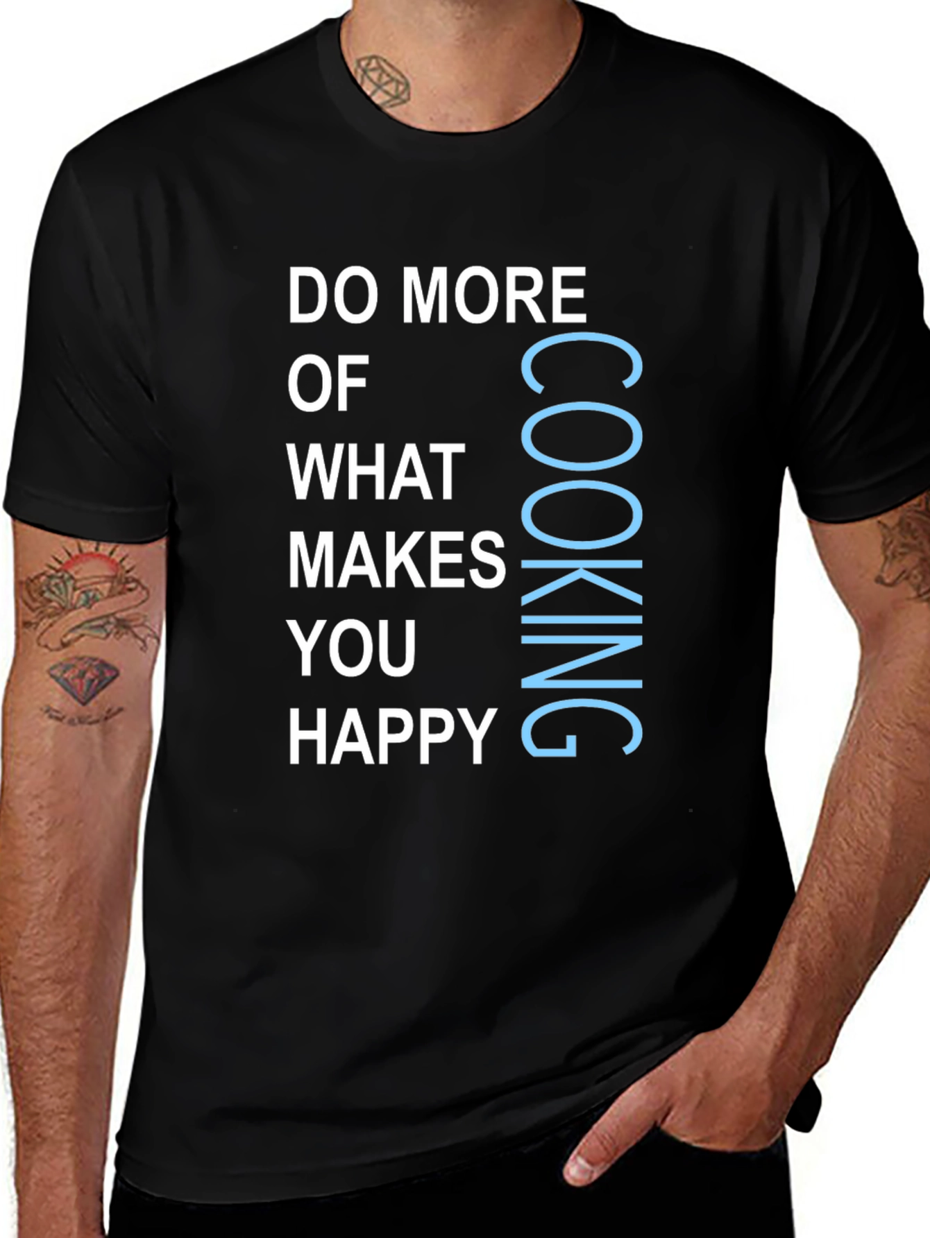 Cooking Makes You Happy Graphic T-Shirt