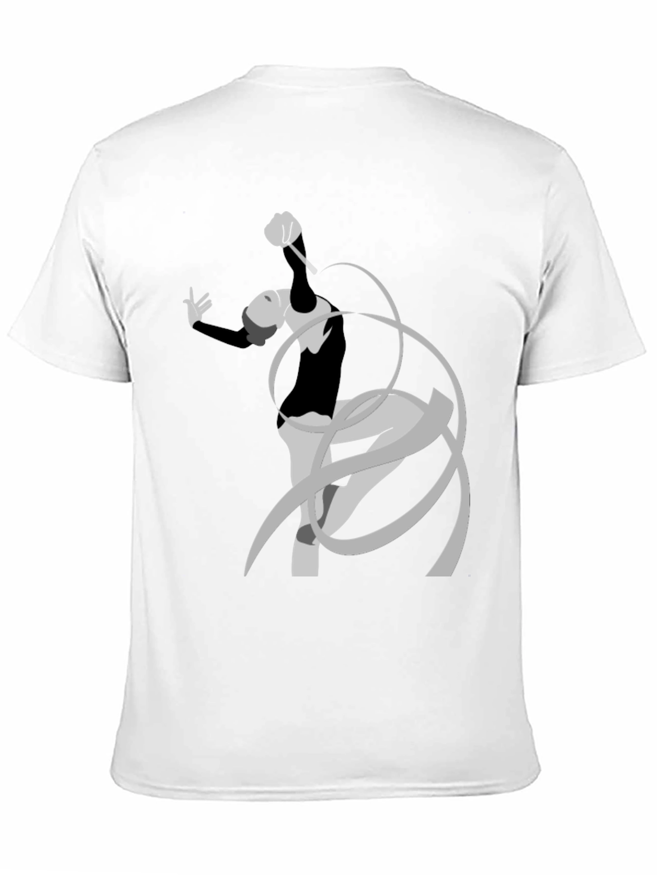 Rhythmic Gymnast Graphic Tee - Black Cotton Comfort