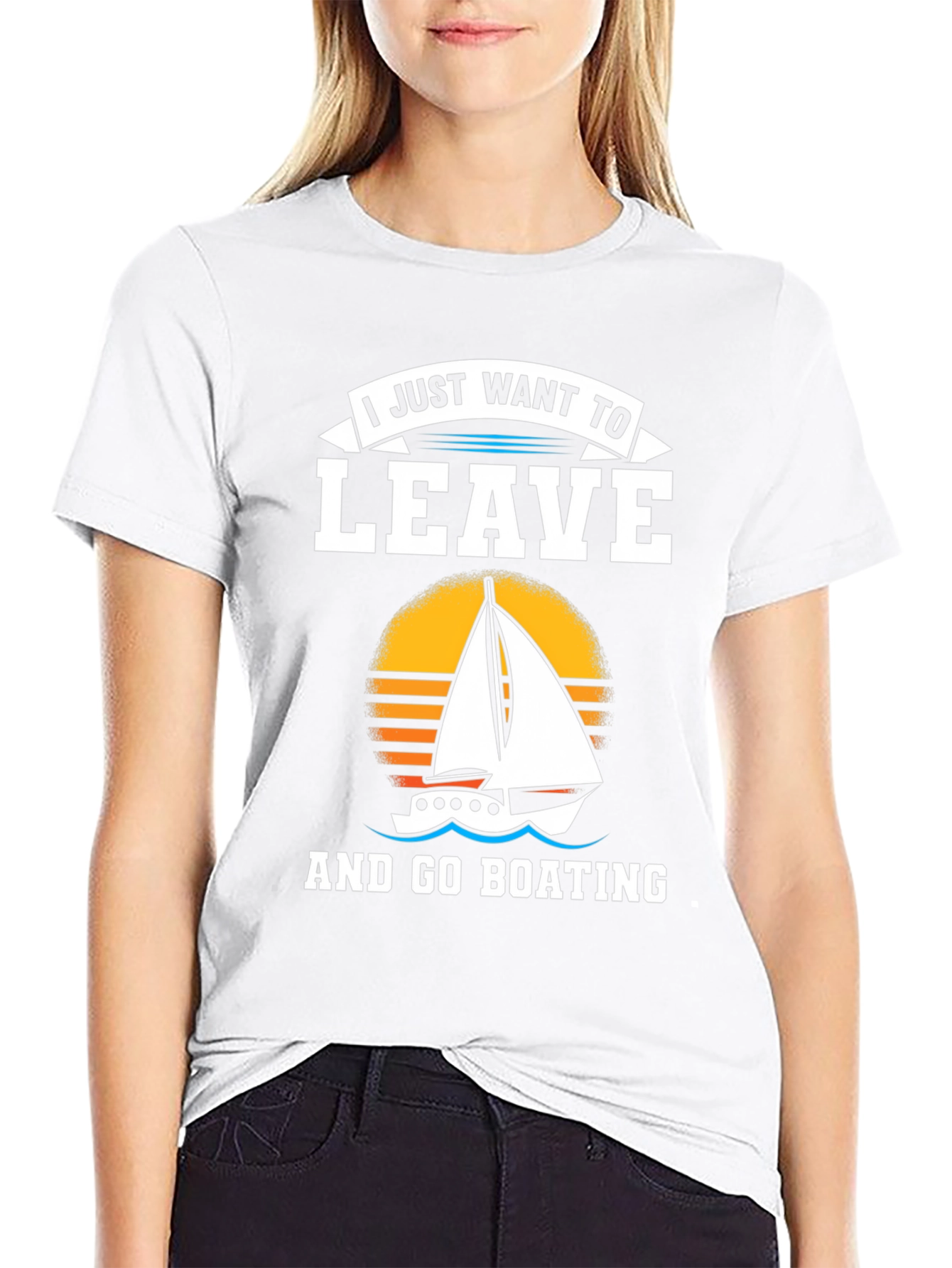 I Just Want To Leave And Go Boating T-Shirt
