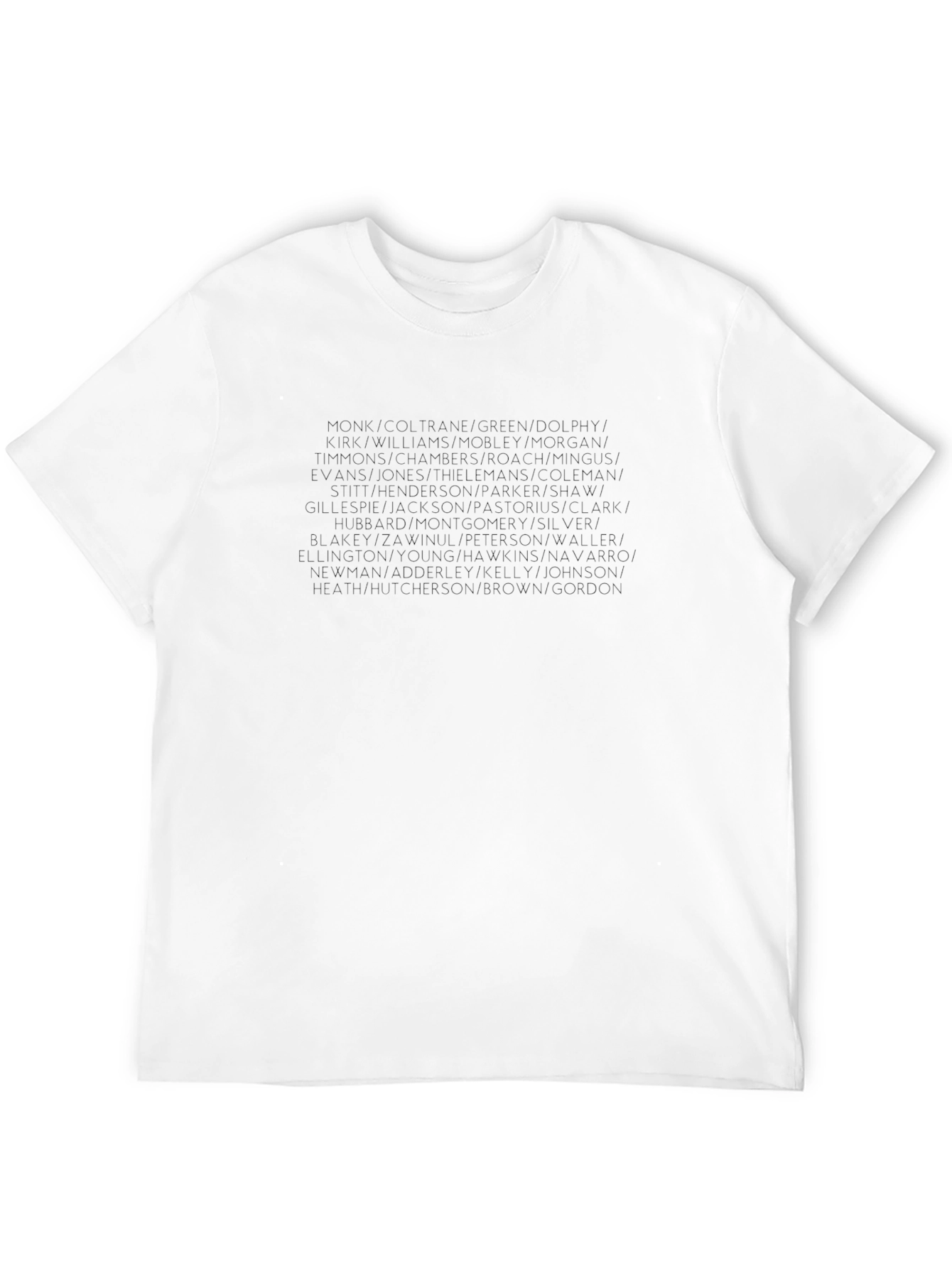 Jazz Greats T-Shirt - Musician Tribute Tee