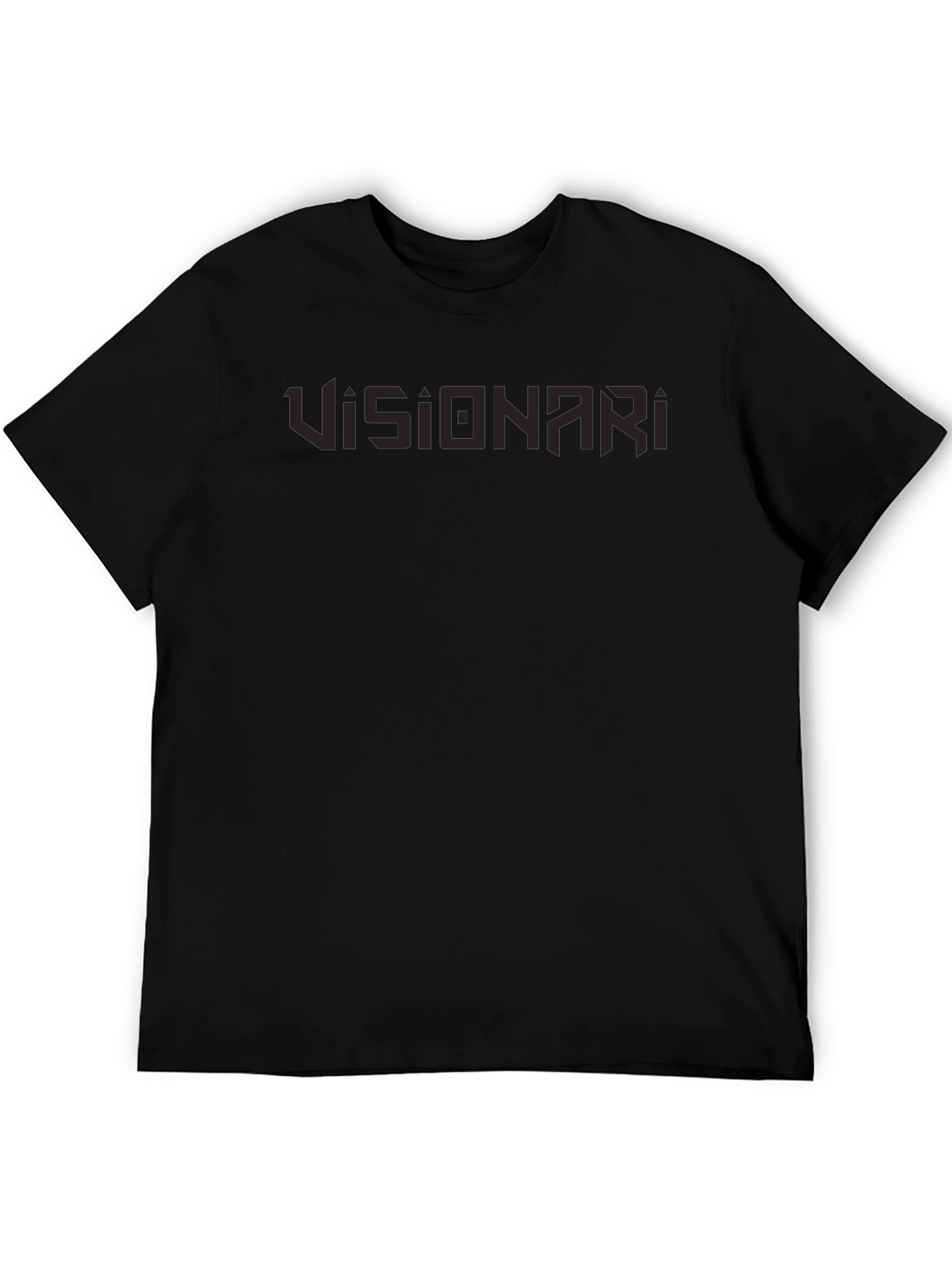 Visionari Black Graphic Print T-Shirt